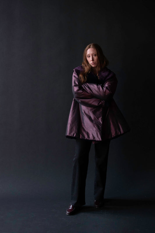 Silk + Velvet Coat | Renato Nucci