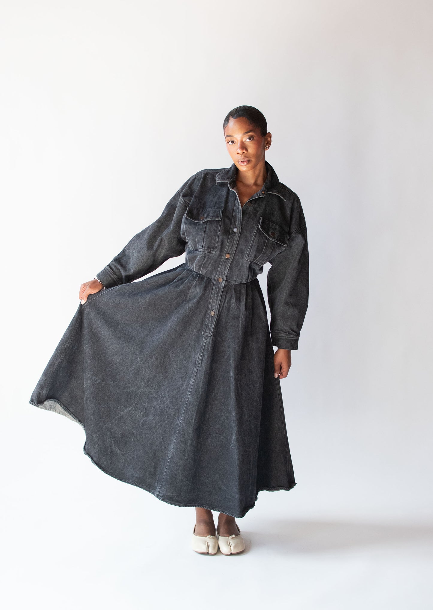 1980s Denim Dress | Norma Kamali