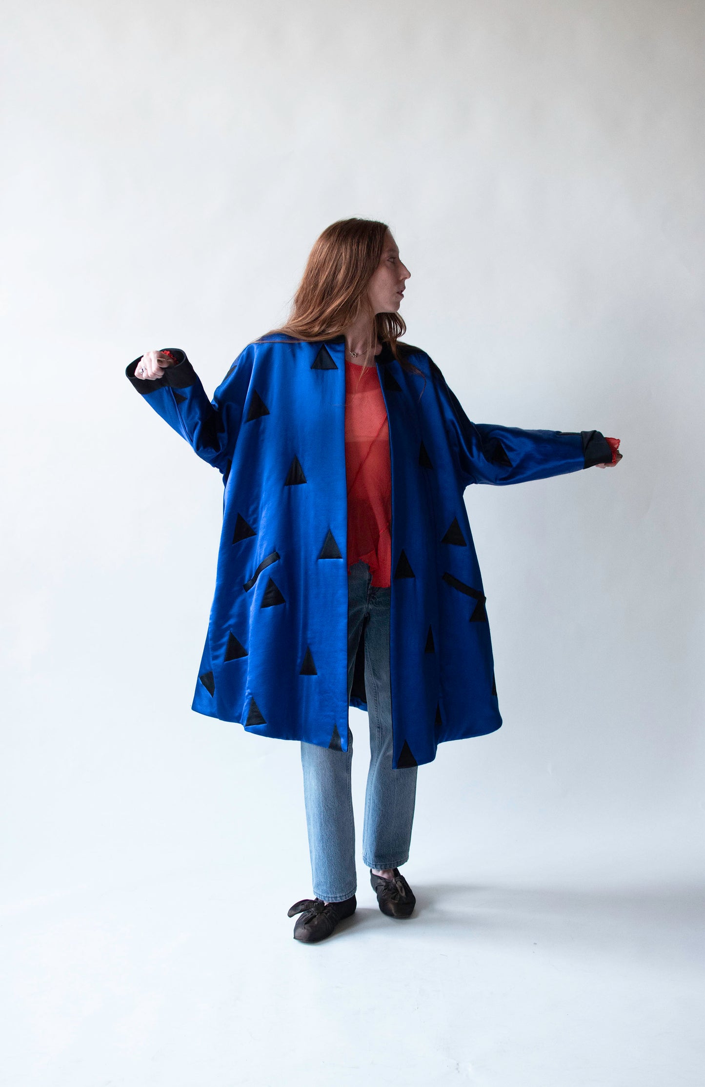 Cobalt Blue Coat | Geoffrey Beene