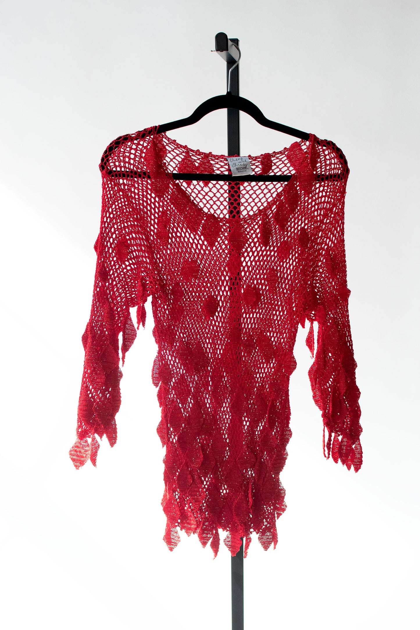 Red Crochet  Leaf Top | Moschino Cheap and Chic