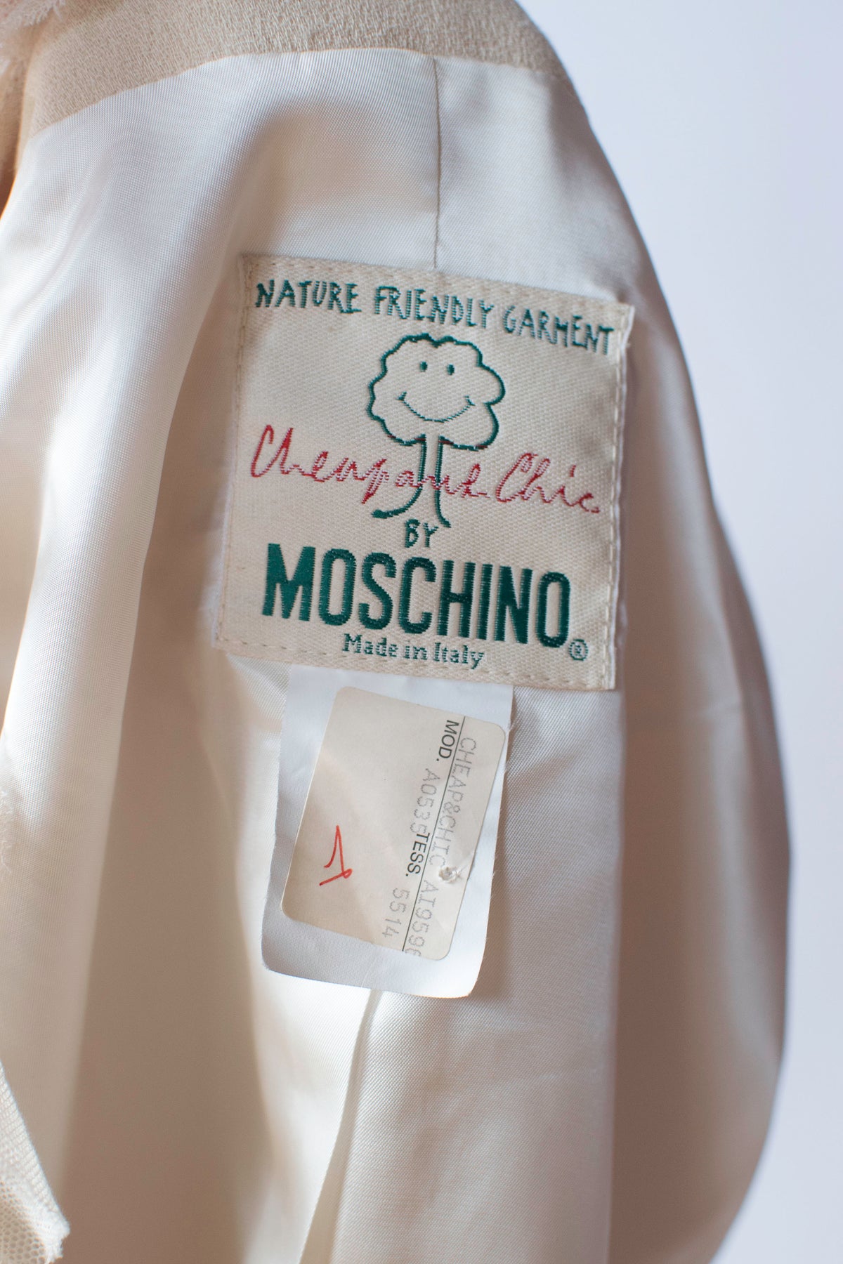 Moschino Nature Friendly Garment AW 1994
