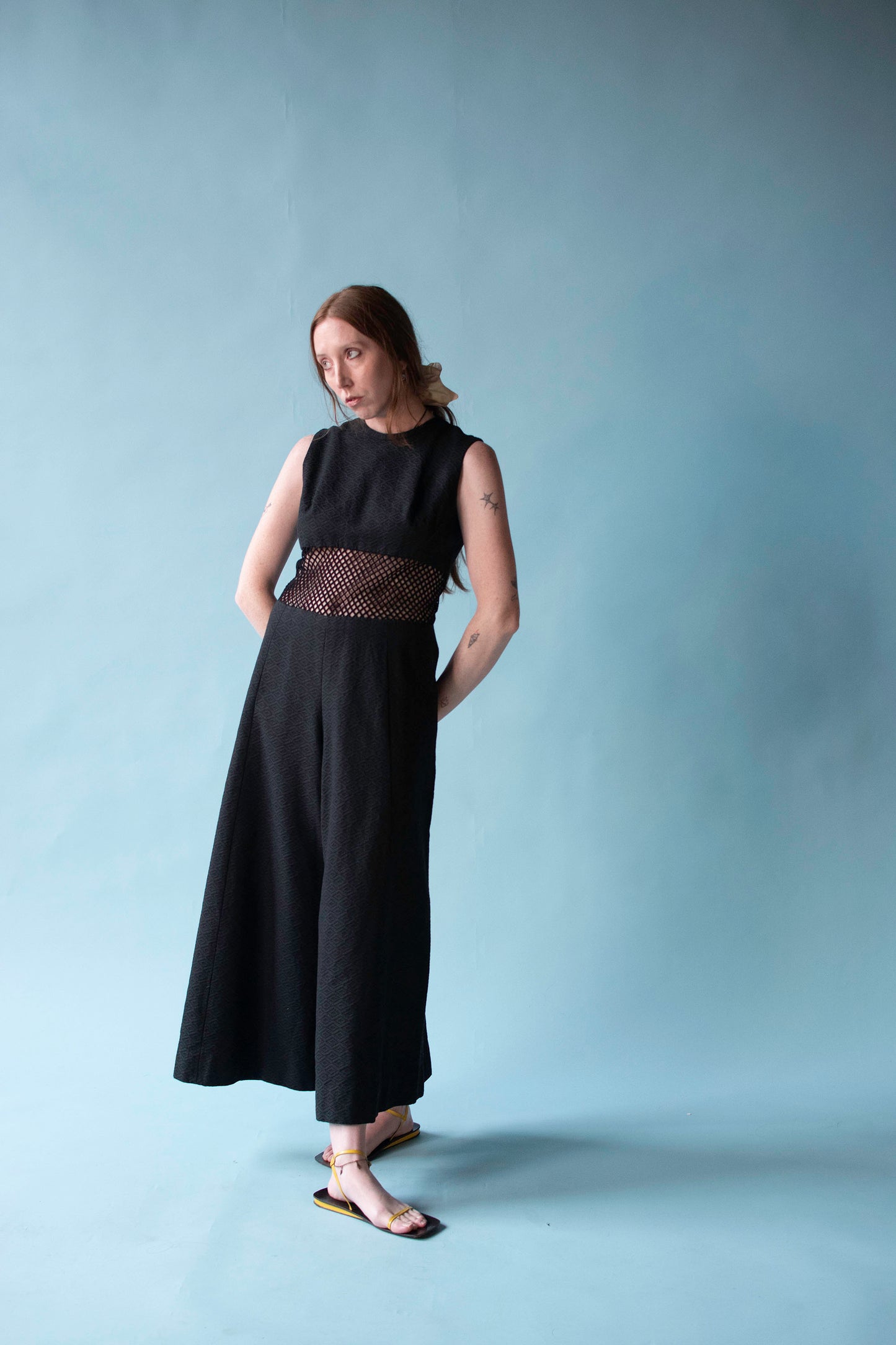 1960s Fishnet Jumpsuit
