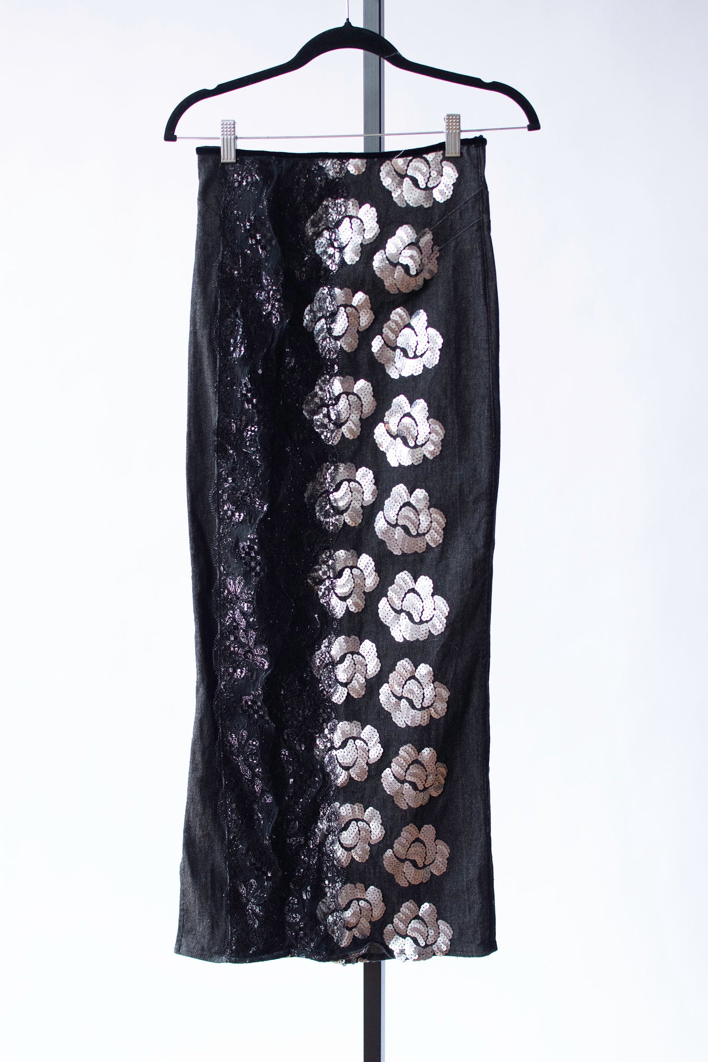 Sequin Denim Skirt | Voyage Invest in the Original!