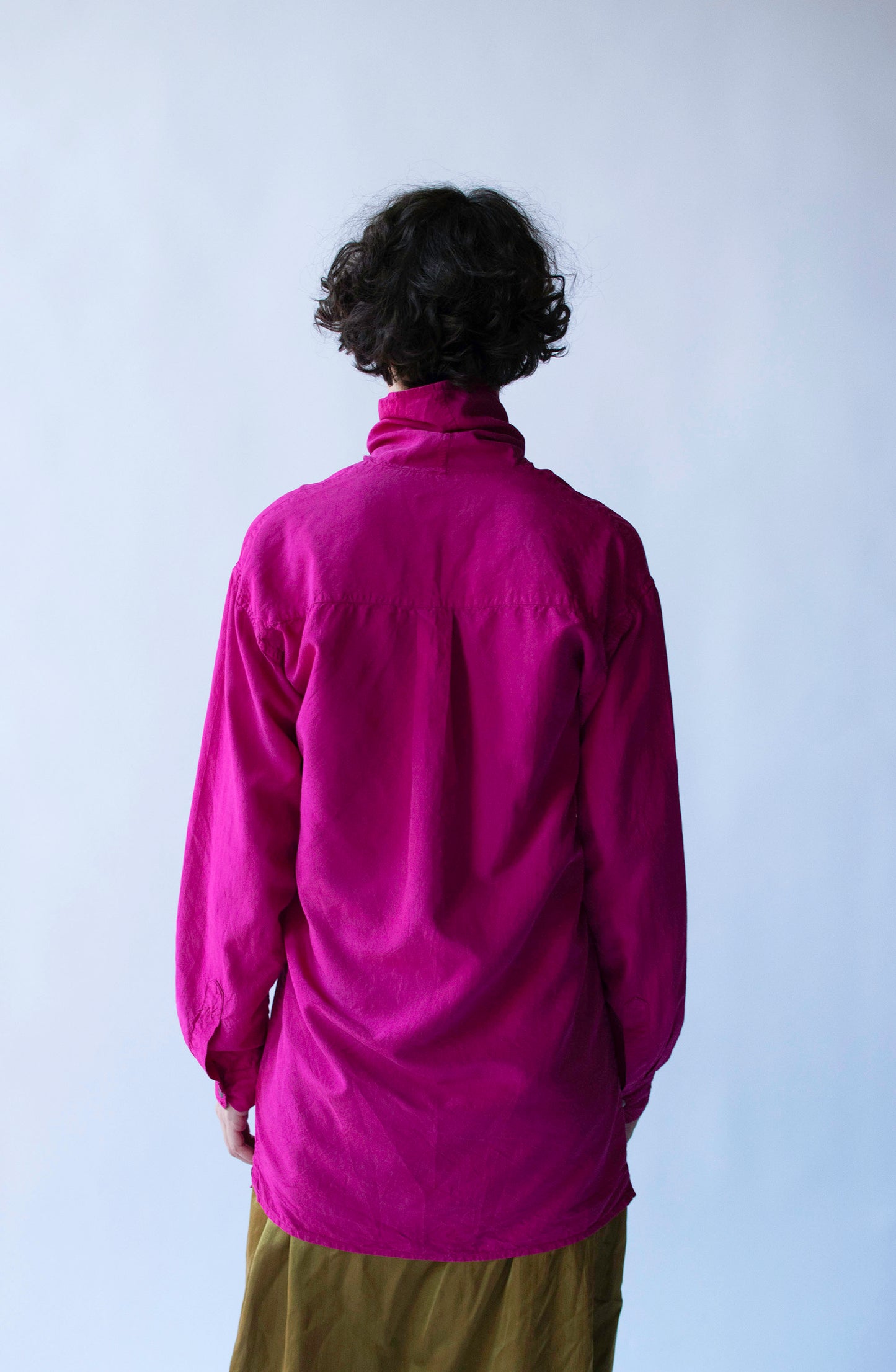 Magenta Button Up | Romeo Gigli