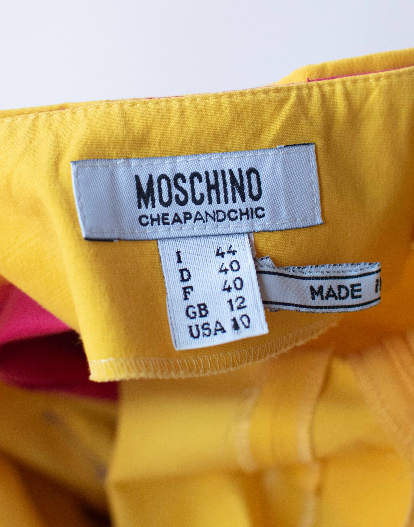 Flowe Pot Rhinestone Halter Dress | Moschino Cheap & Chic SS 2001