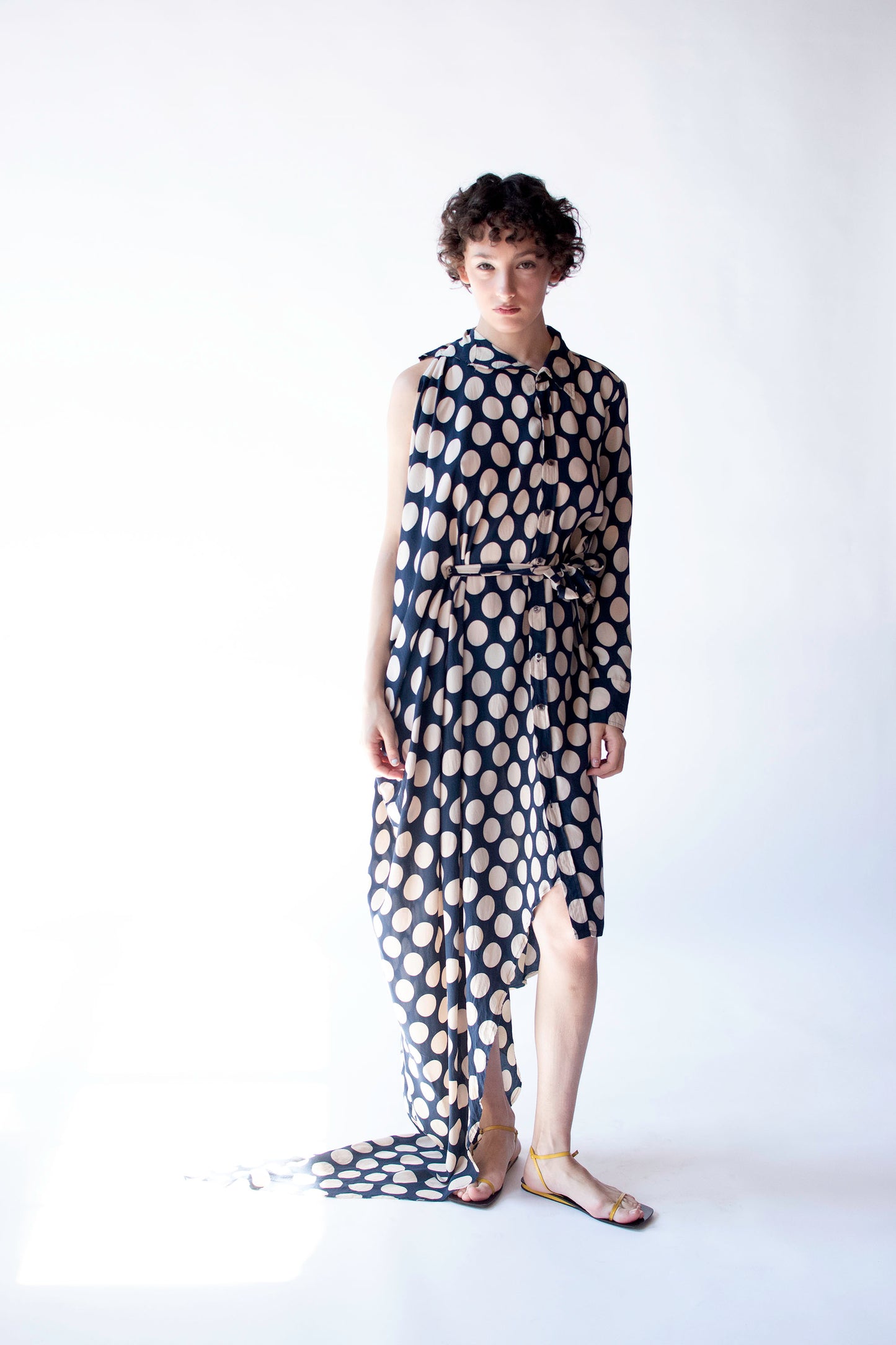 Asymmetrical Polka Dot Dress | Maison Margiela SS 2006