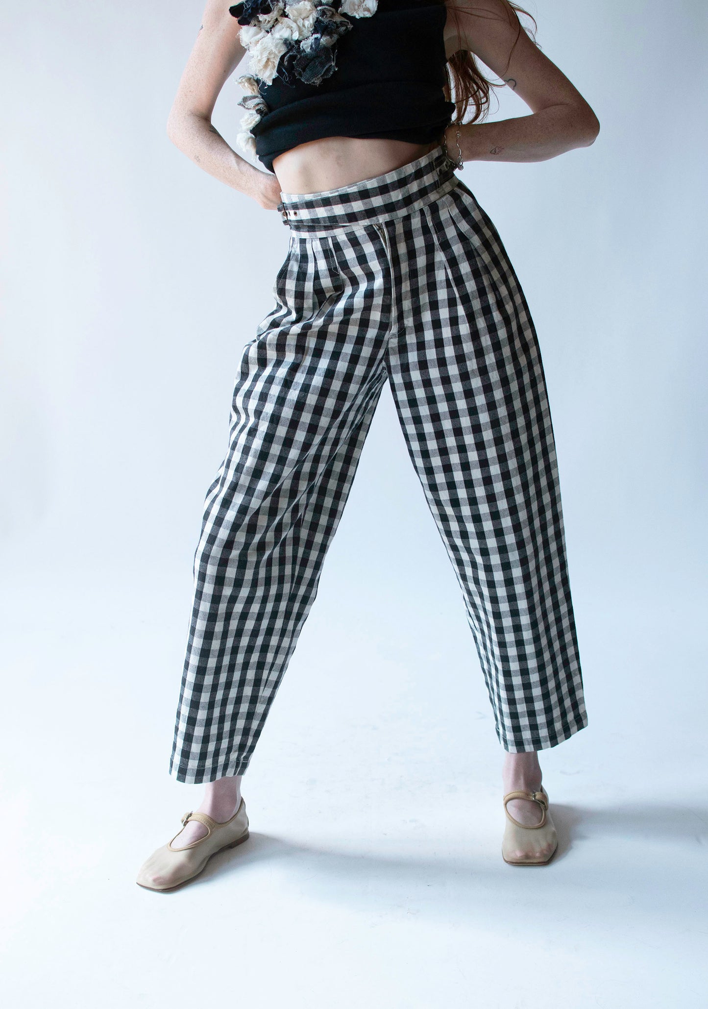 Gingham Pants | Issey Sport