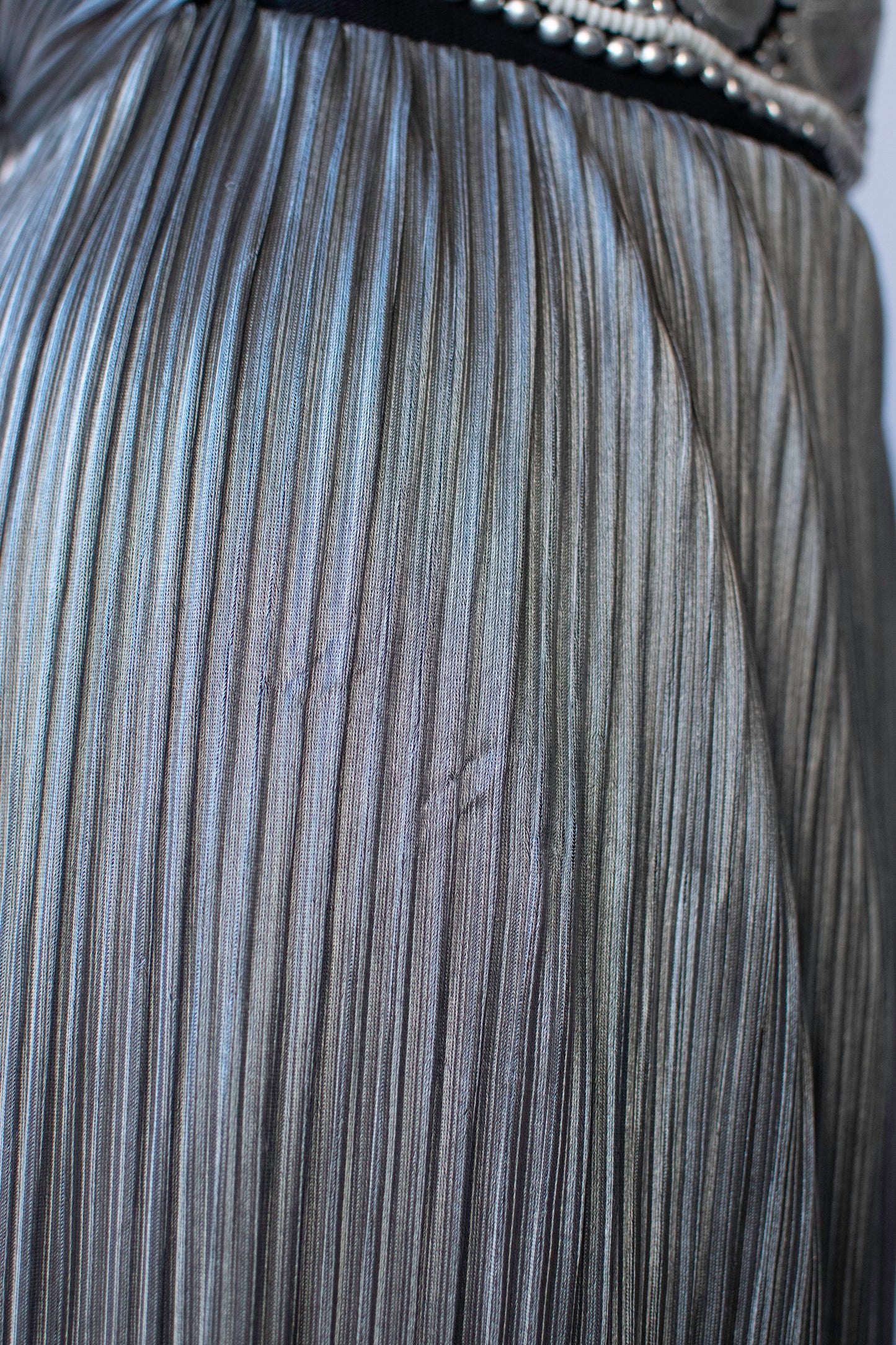 Silver Plisse Dress | Helen Storey 1988