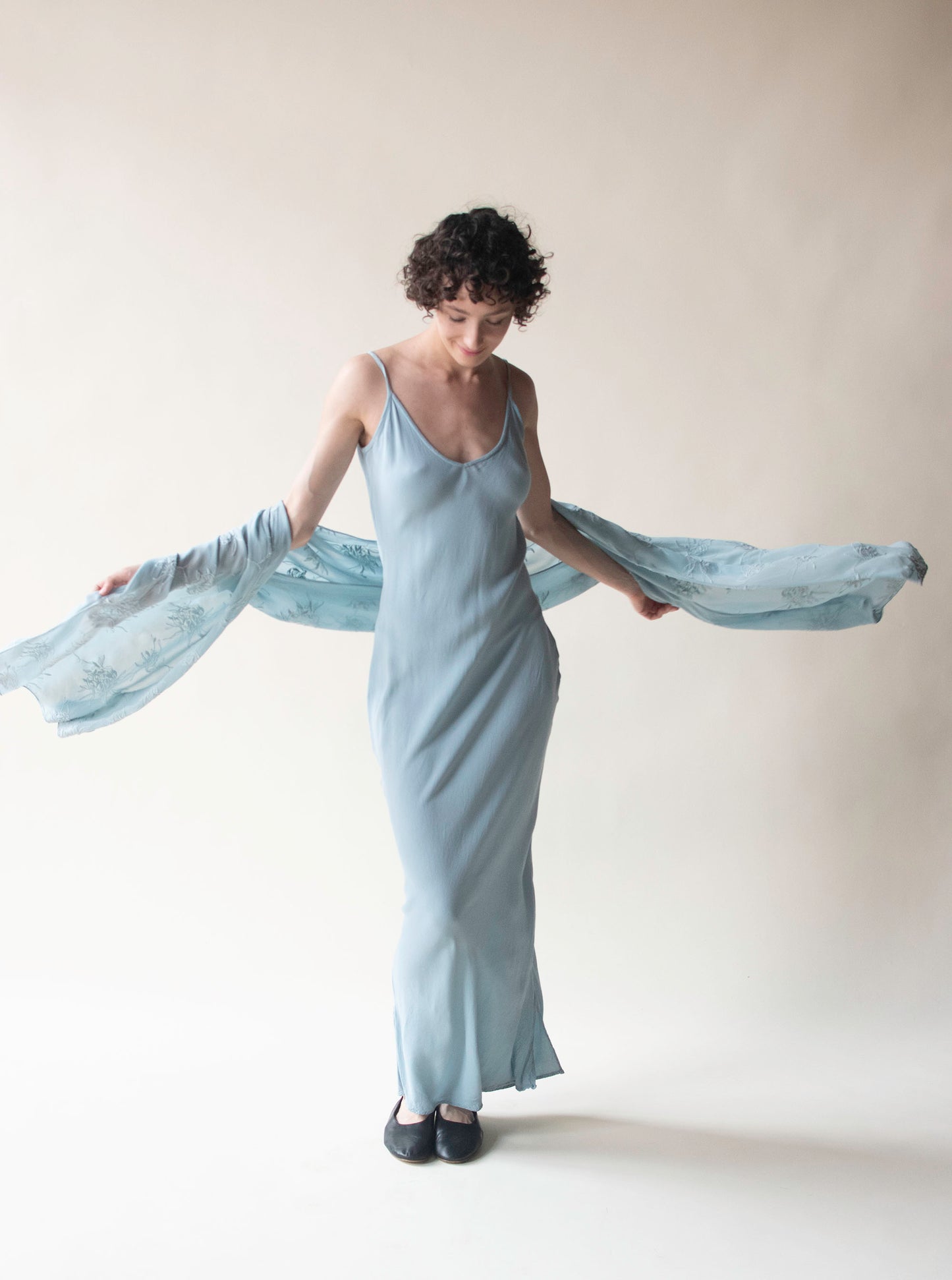 1990s Pale Blue Dress | Ghost
