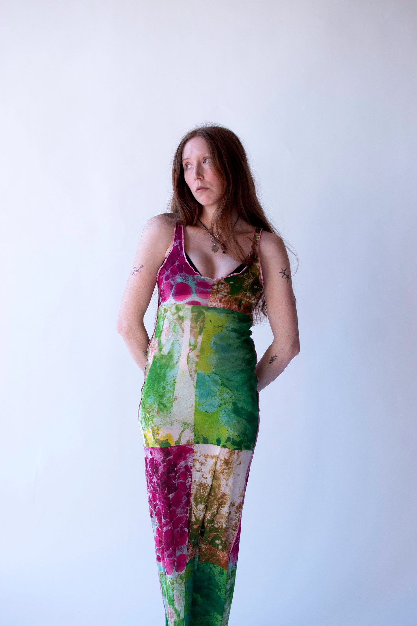 Bacteria Print Mesh Dress | Jean Paul Gaultier SS 2000