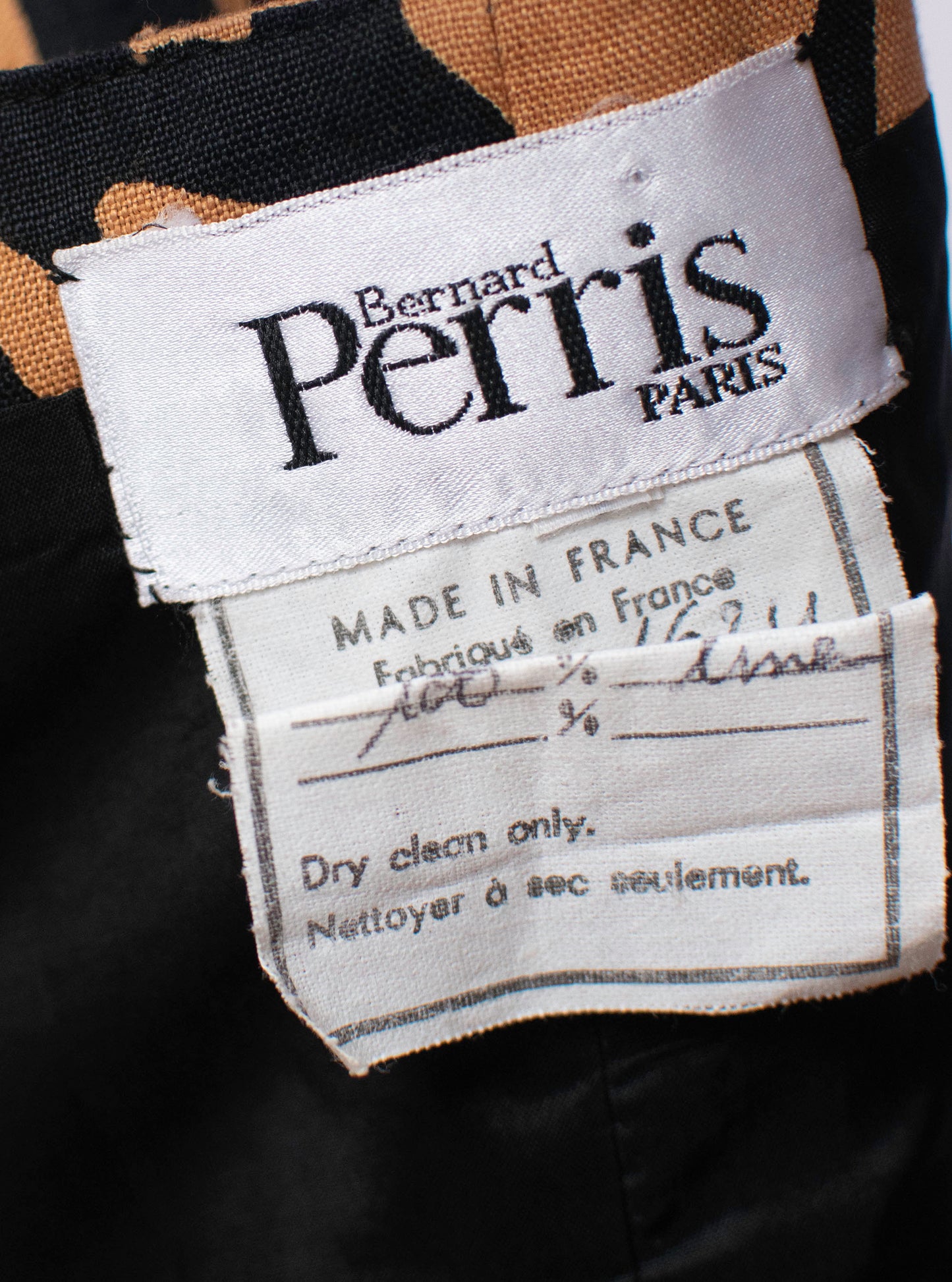 Tiger Print Bustier w/ Beaded Trim | Bernard Perris