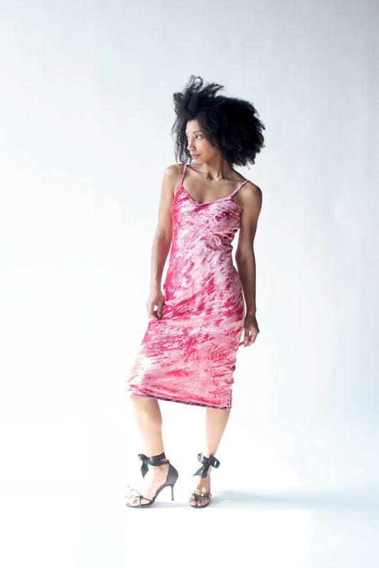 Y2KC Crushed Velvet Slip Dress | Paul & Joe