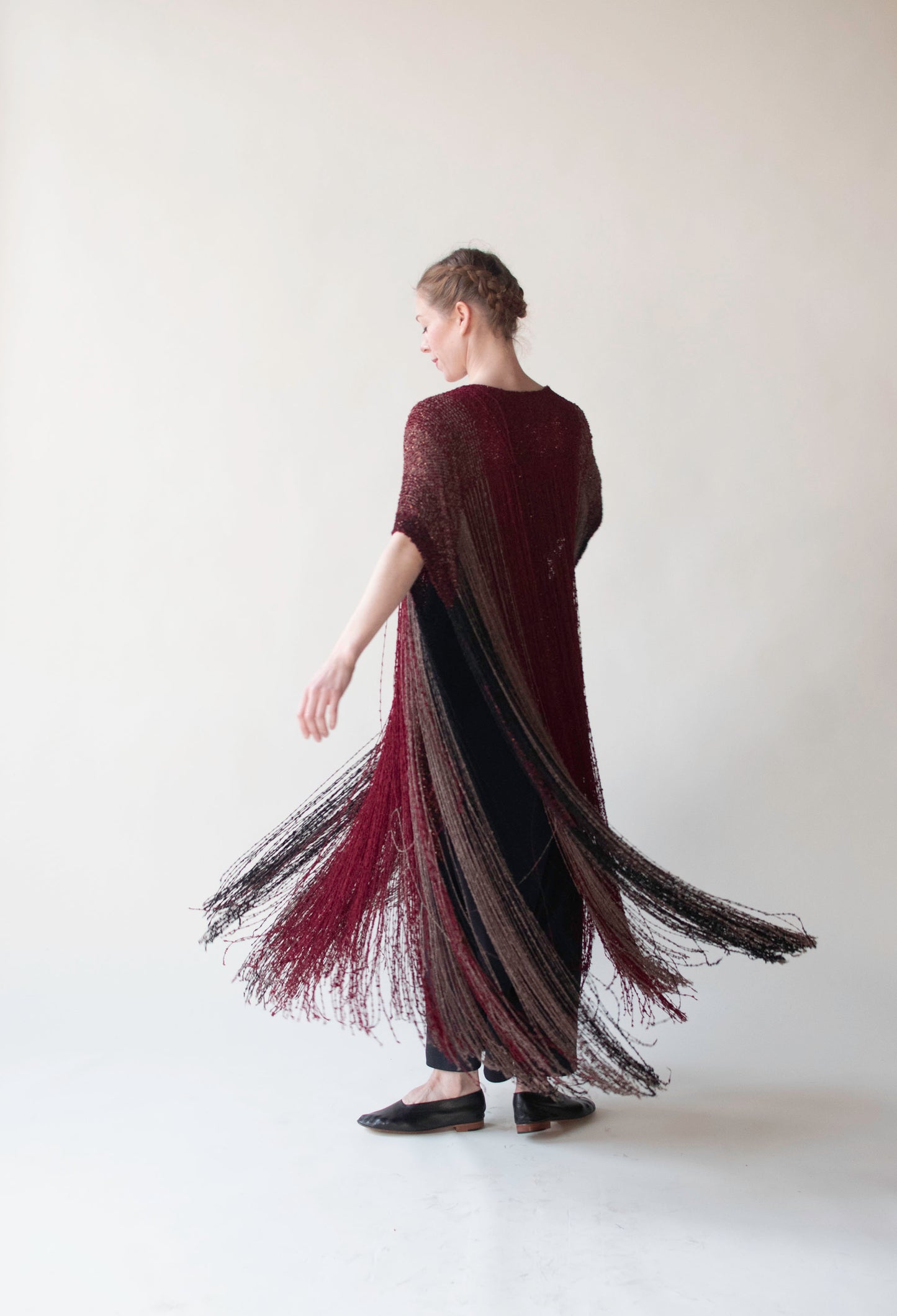 Hand Woven Poncho | Crane Day