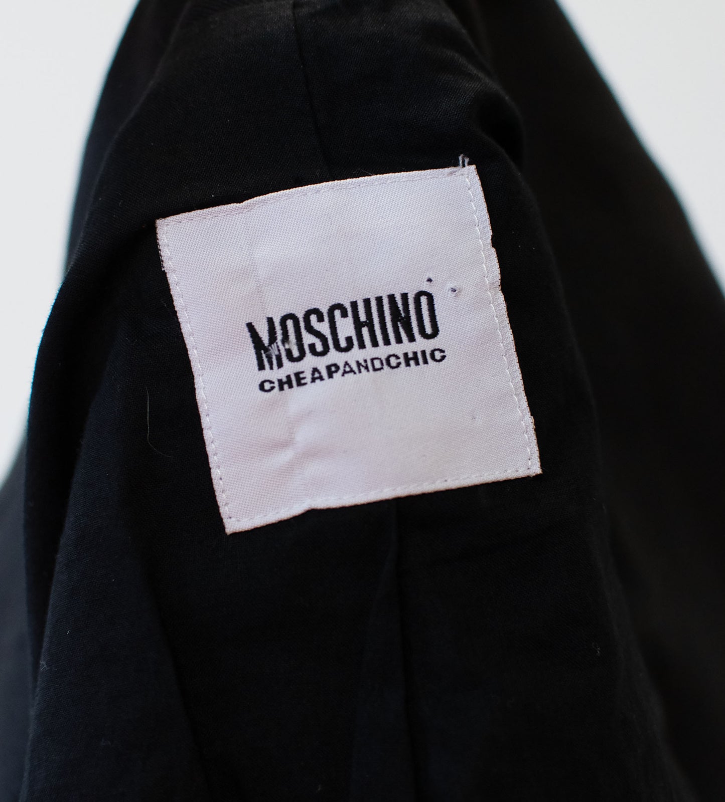 Black Ruffled Jacket | Moschino Cheap & Chic