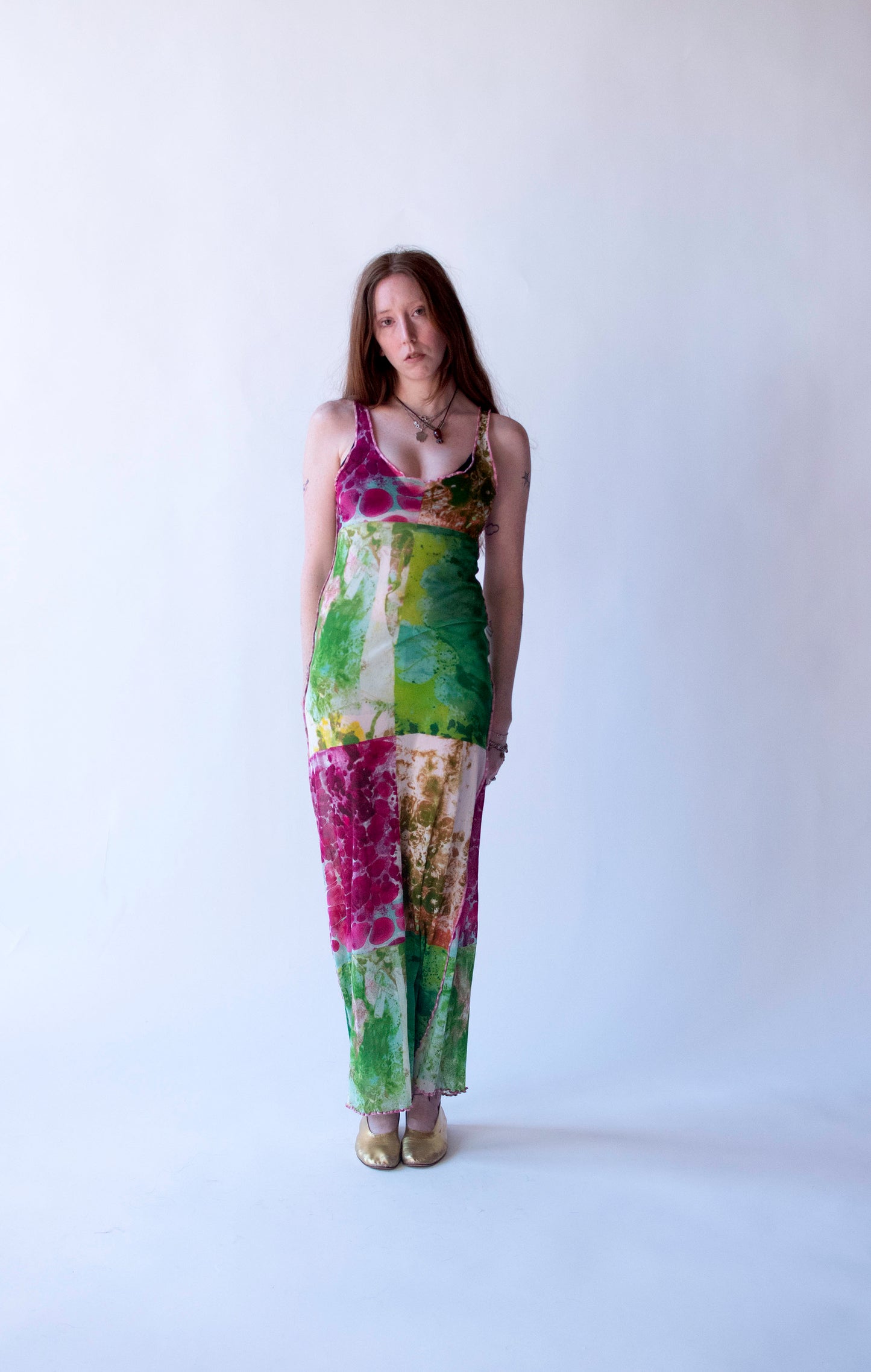 Bacteria Print Mesh Dress | Jean Paul Gaultier SS 2000