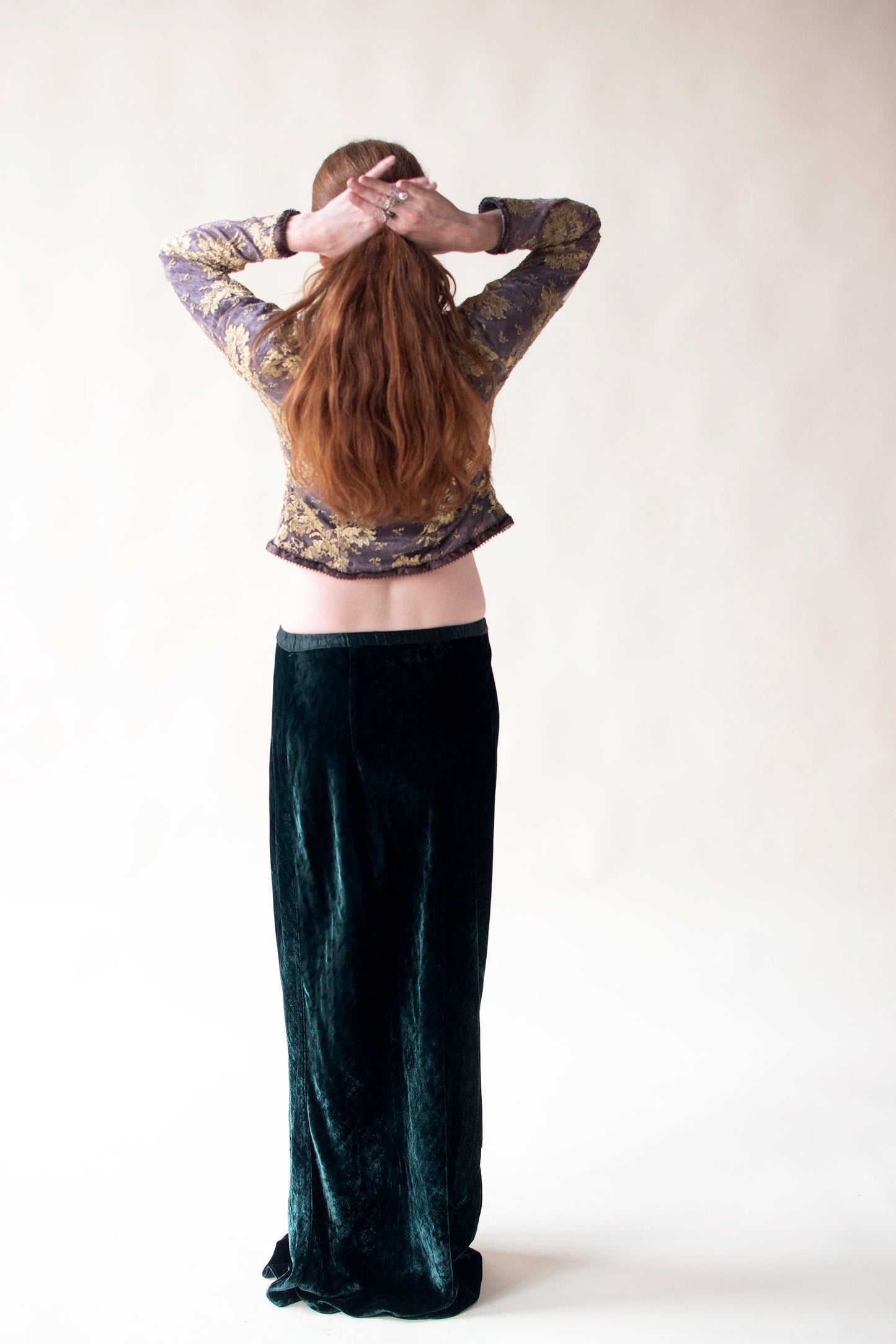 Green Velvet Skirt | Voyage Invest in the Original