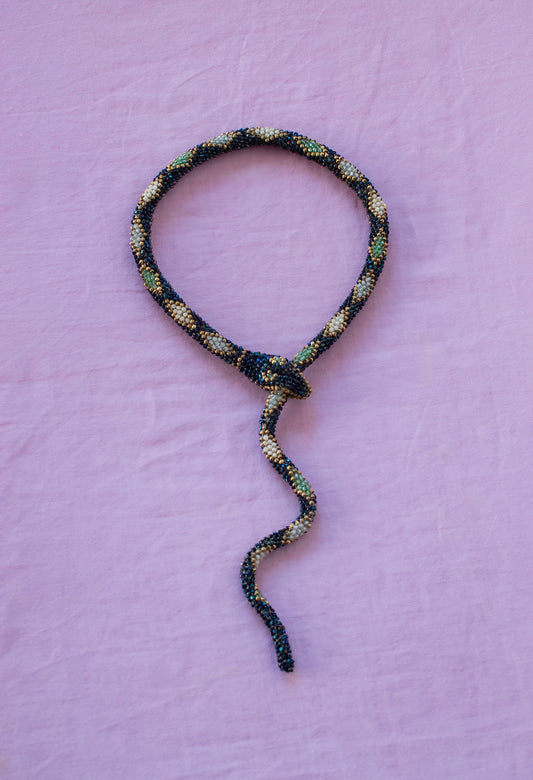 Bead Crochet Sake | Oil Slick Diamond