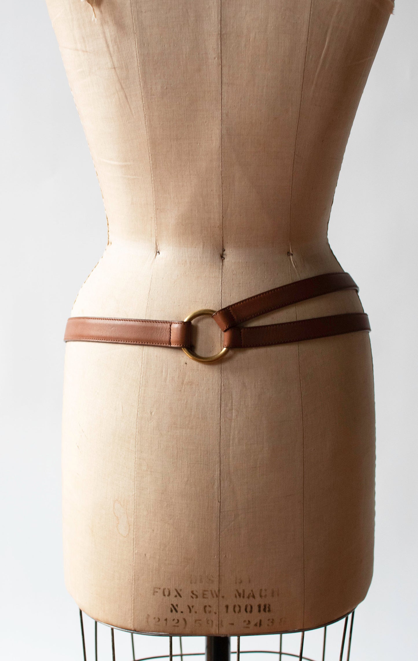 Horsebit Leather Belt Ralph Lauren FW 2006