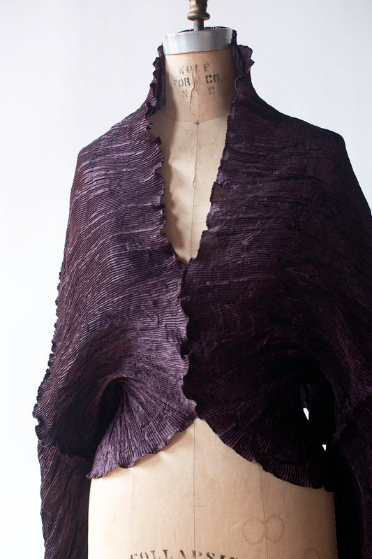 Plum Plisse Top | Jo Buckler