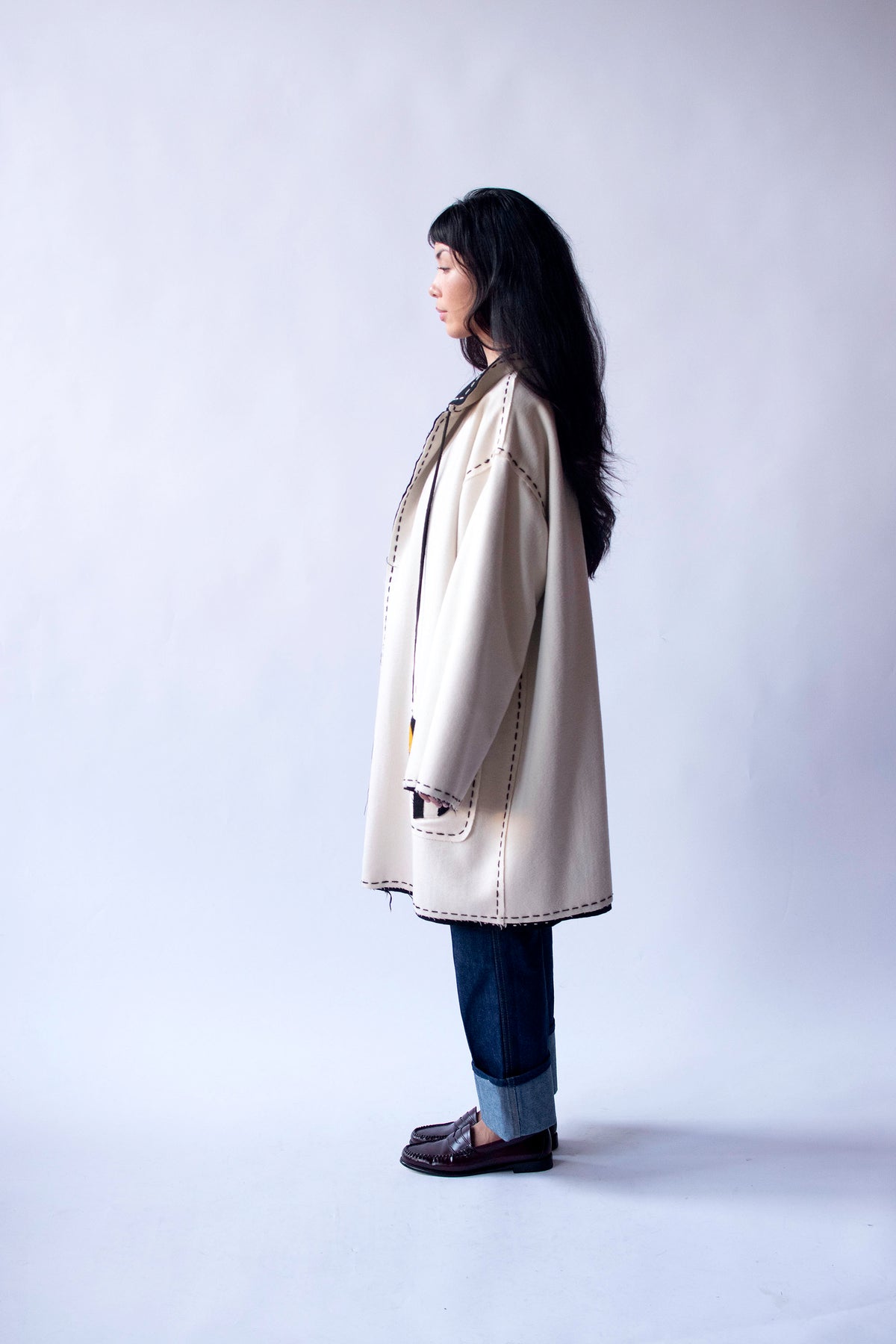 1990s Reversible Coat | Moschino Couture