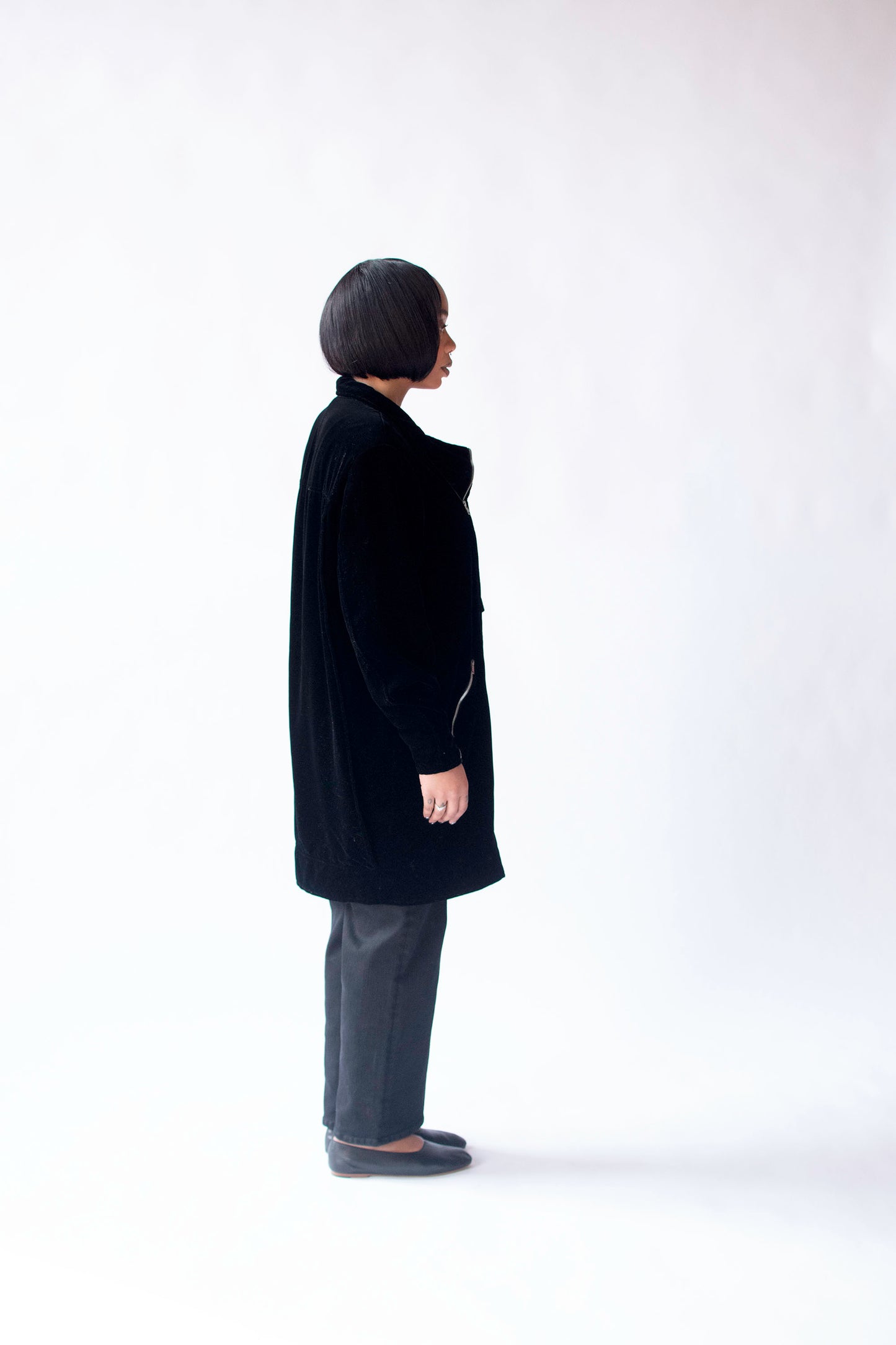 Black Velvet Jacket | Stephen Sprouse  FW 1984