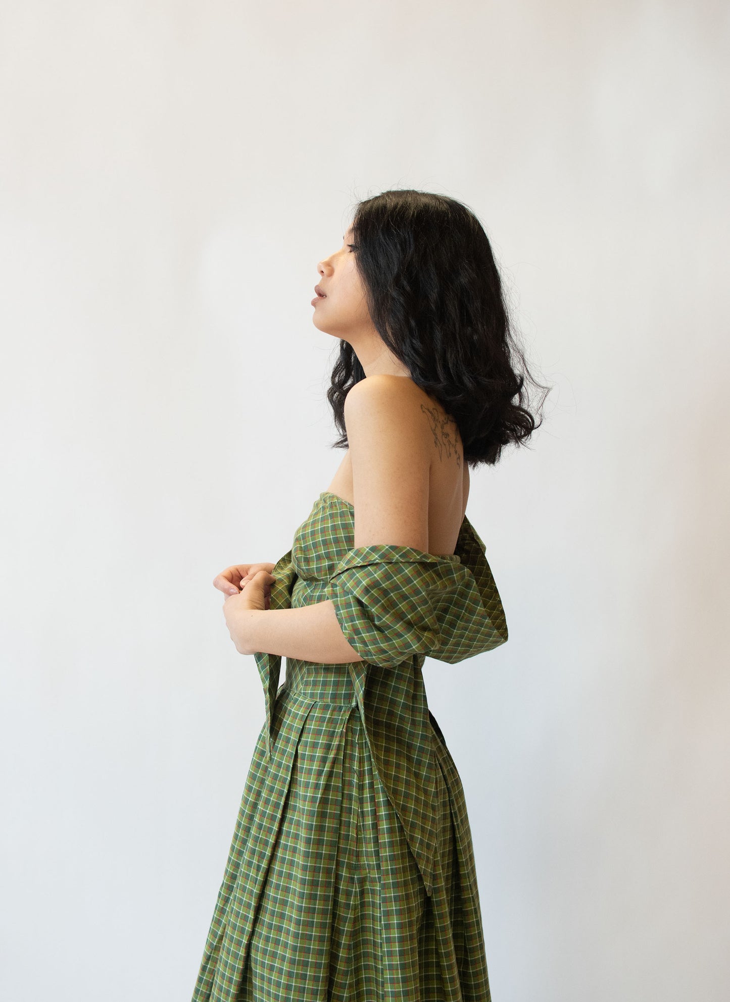 1950s Plaid Dress