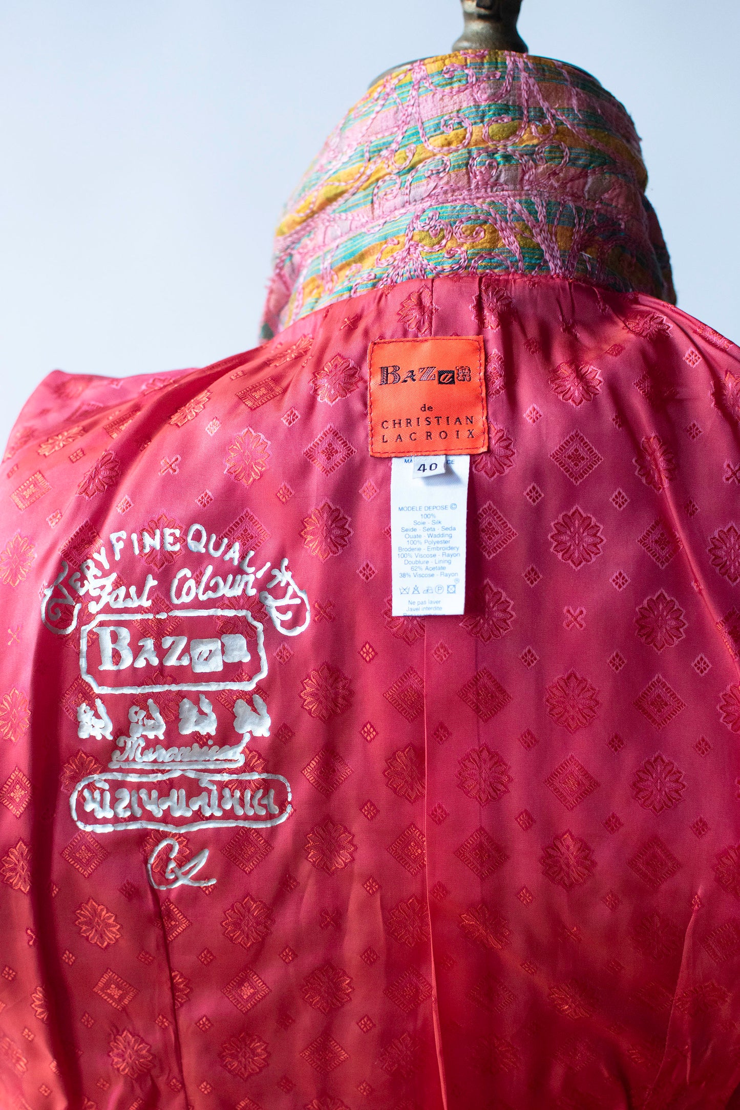 Quilted Pink Jacket | Christian Lacroix