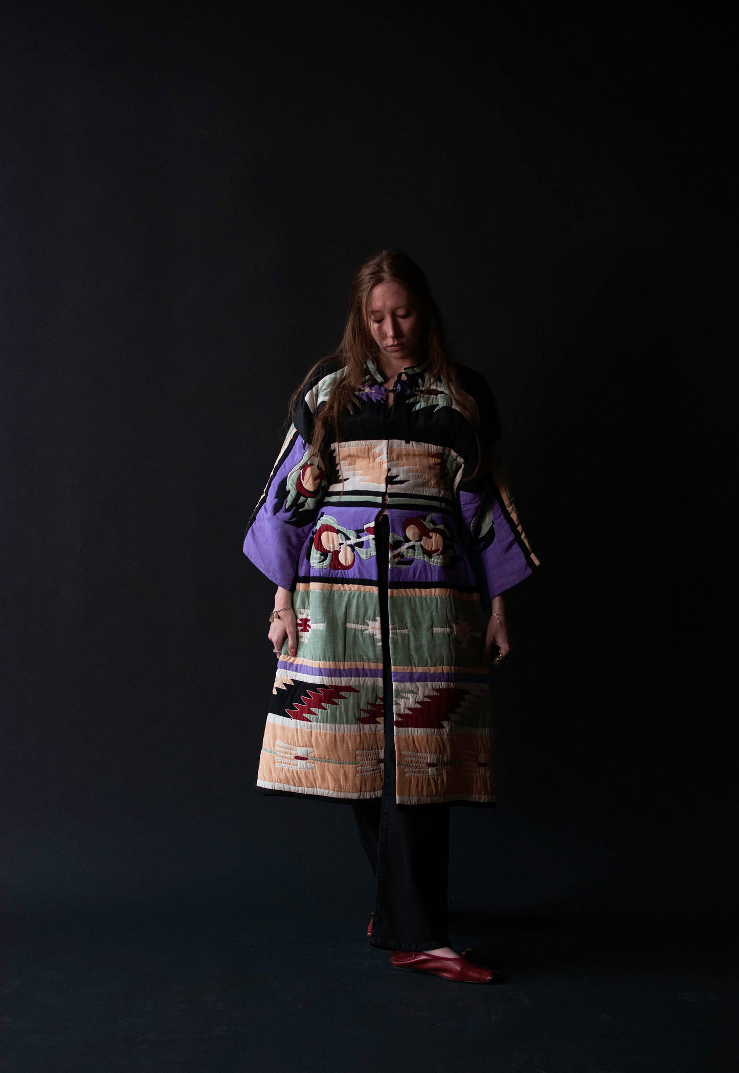 Quilted Silk Coat | Michaele Vollbracht