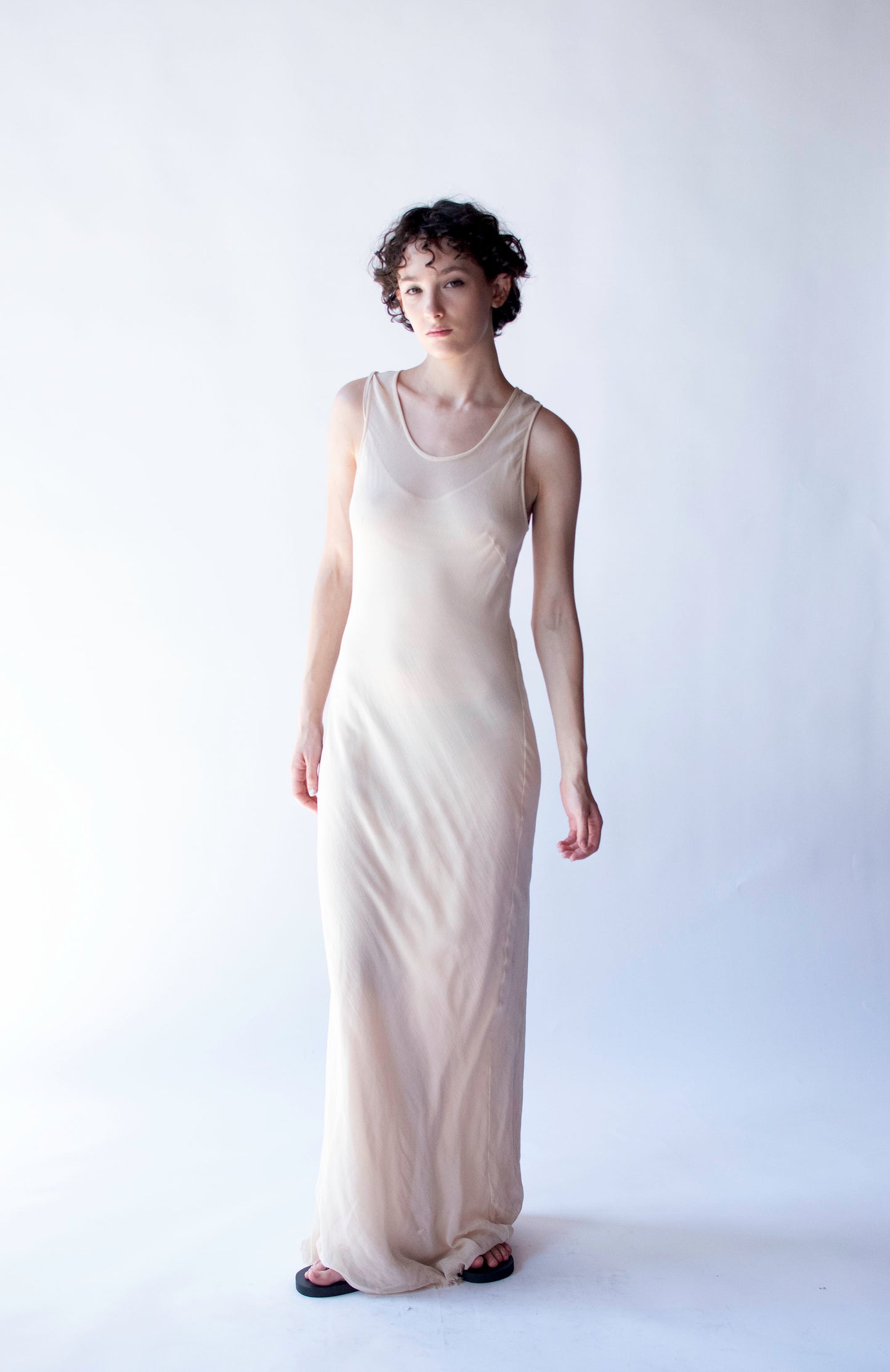 Gauzey Beige Dress | Plein Sud