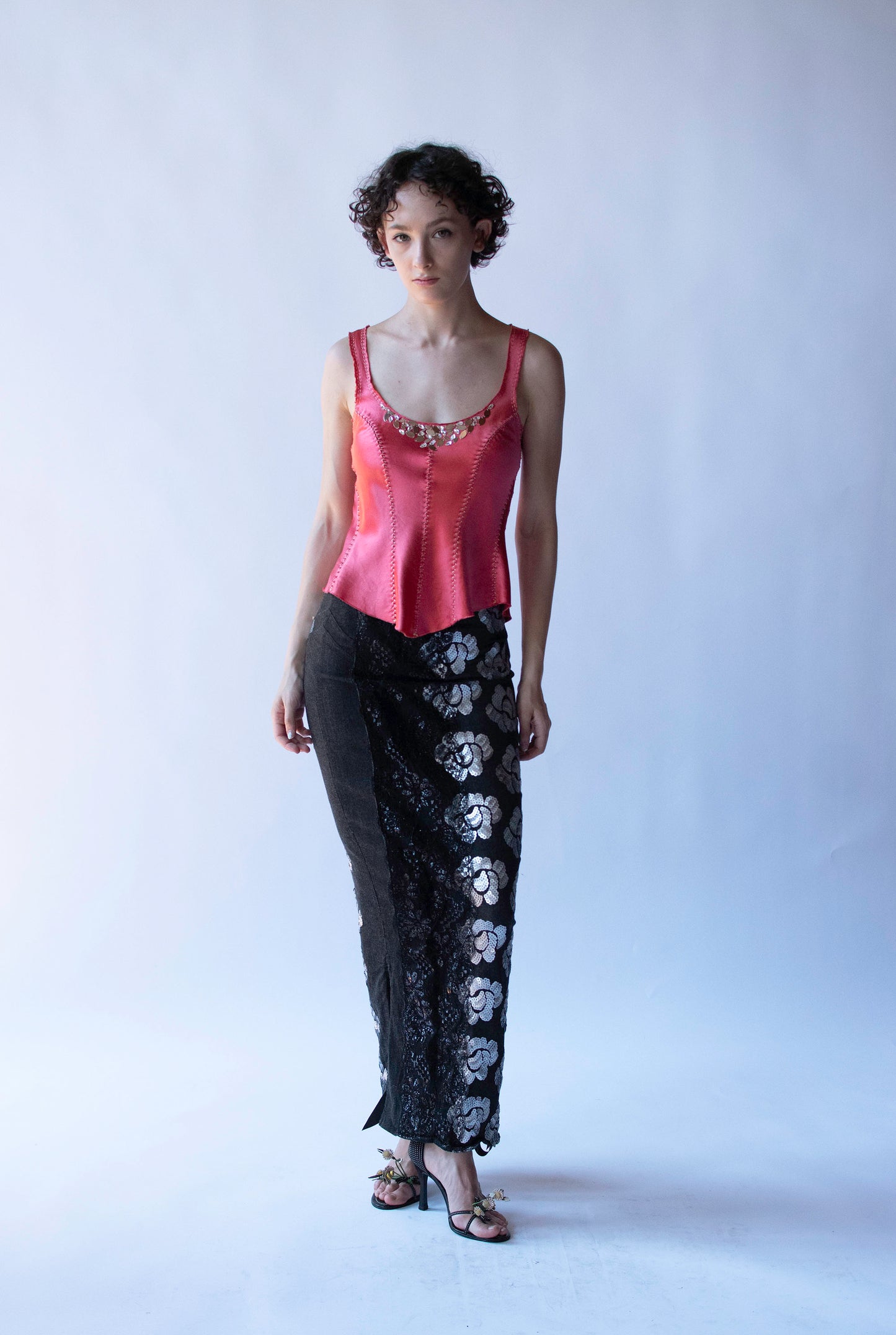 Sequin Denim Skirt | Voyage Invest in the Original!