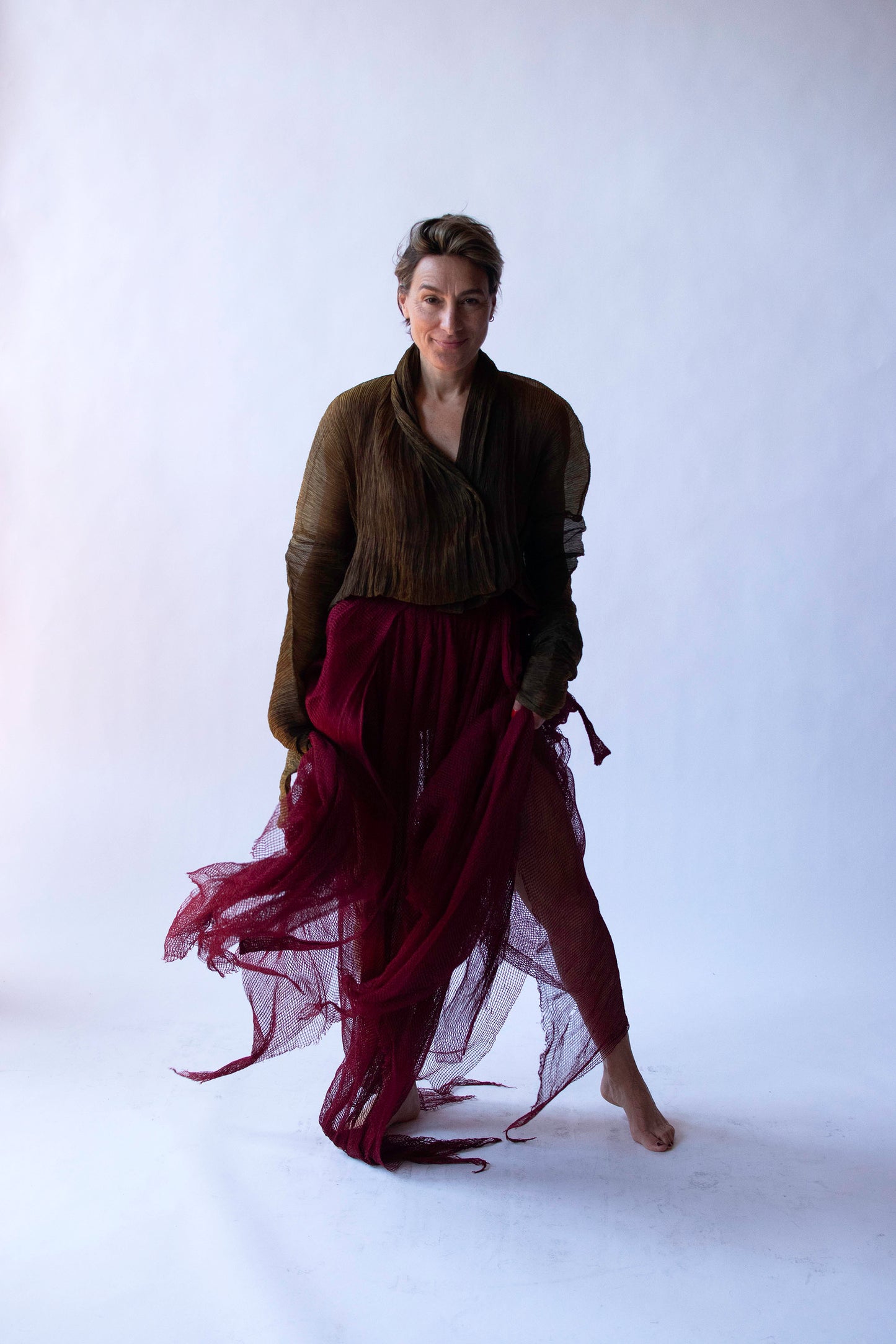 Net Skirt | Romeo Gigli
