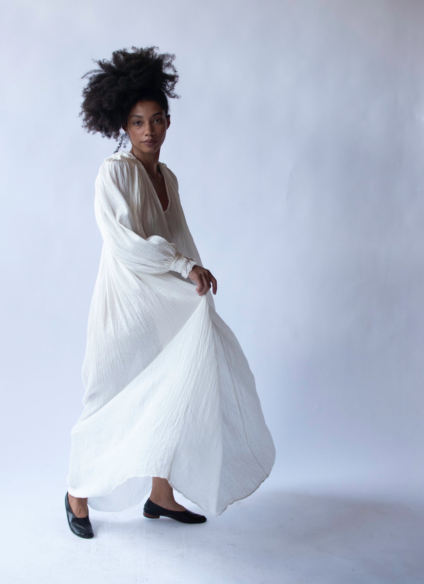 1970s Gauze Dress