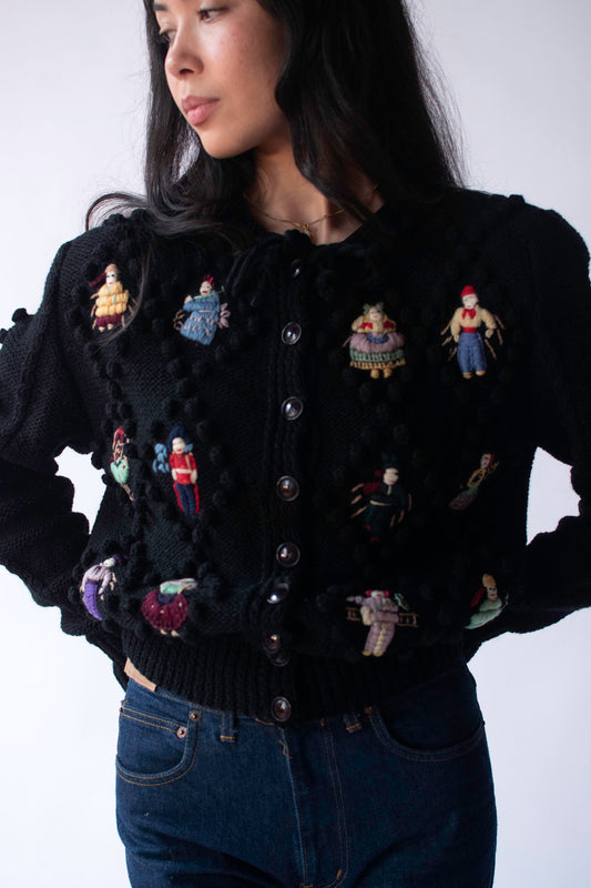 Embroidered Sweater | Norma Kamali