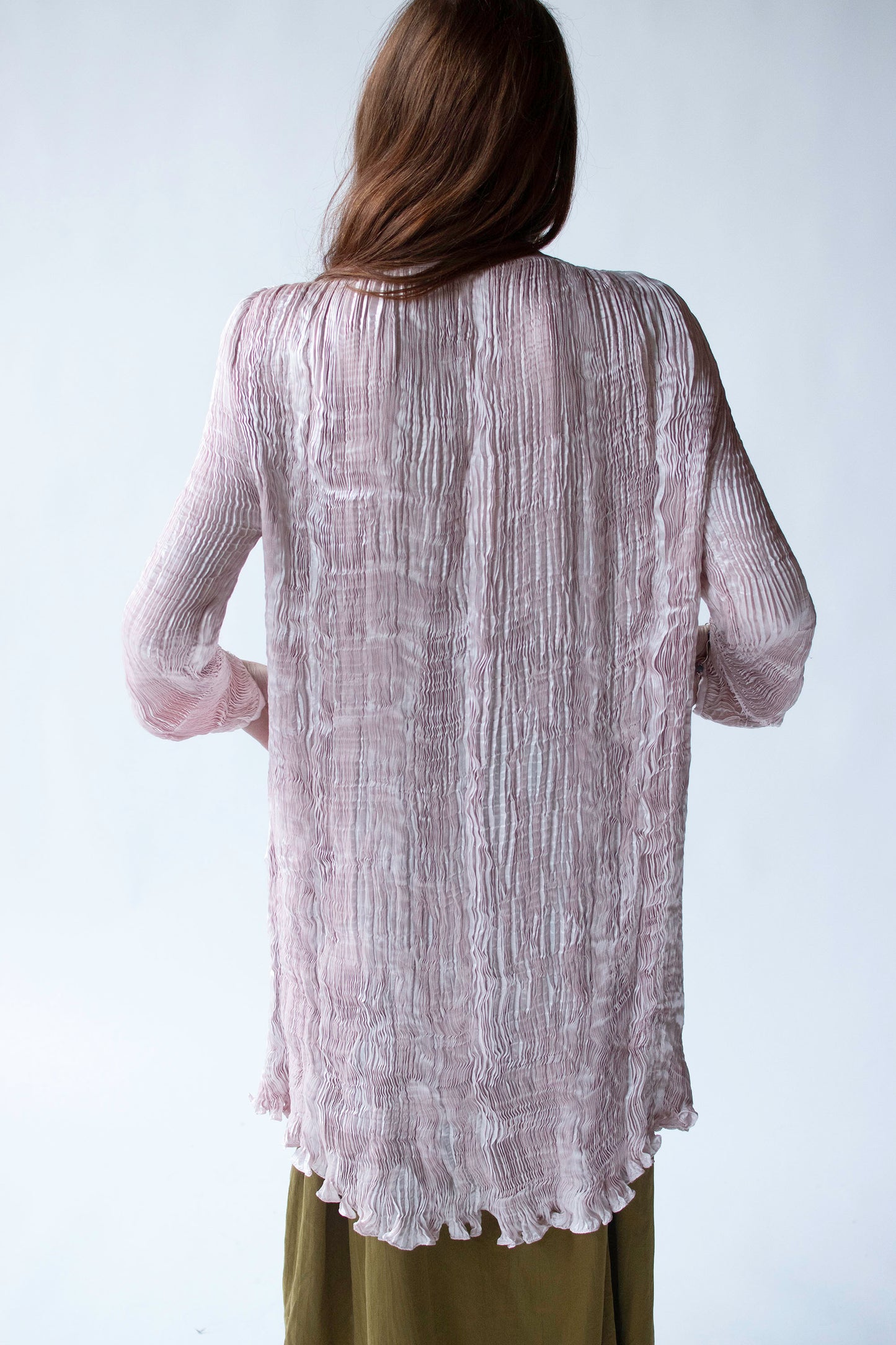 Petal Pleated Silk Jacket | Charles & Patricia Lester