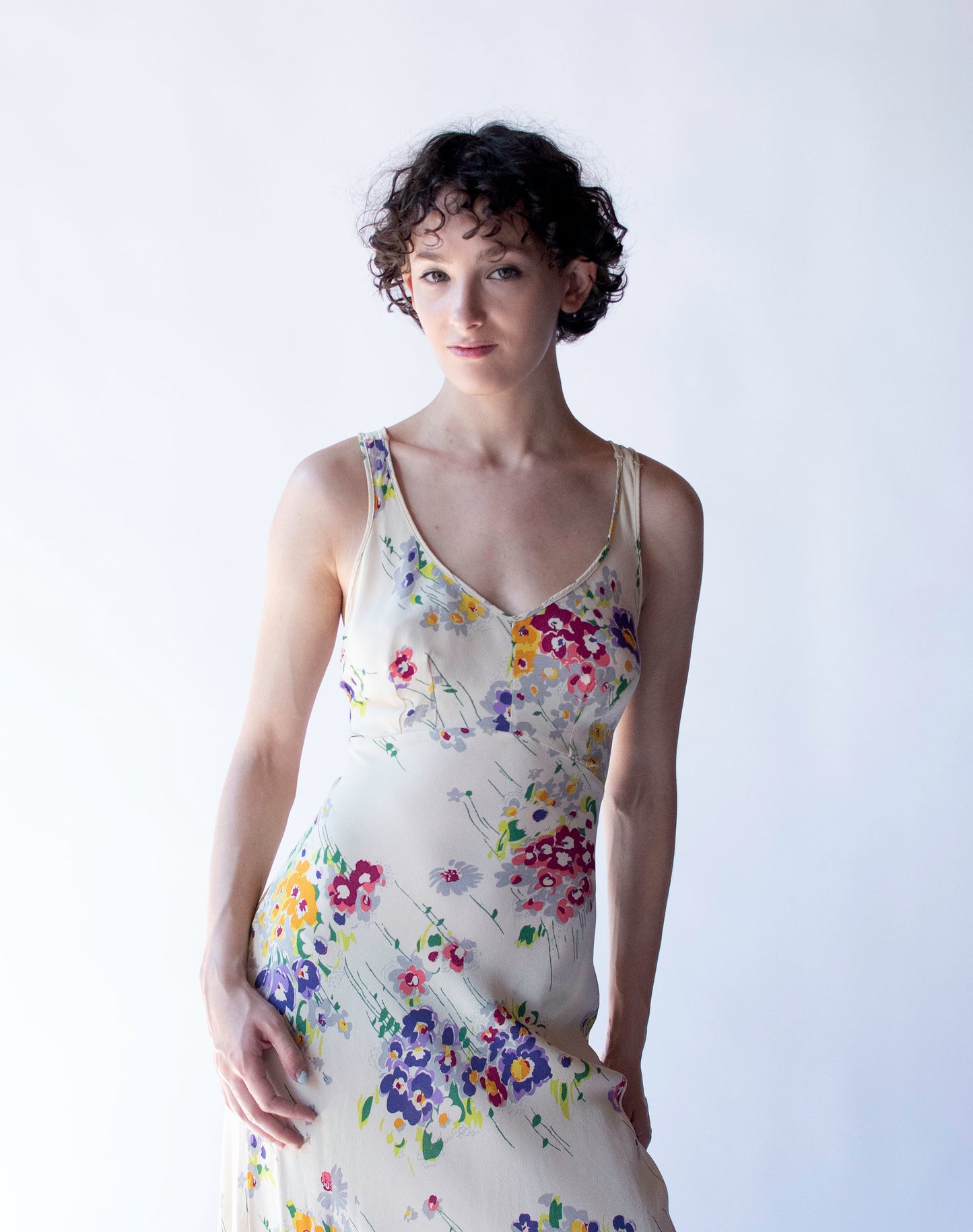1990s Floral Print Dress | Betsey Johnson