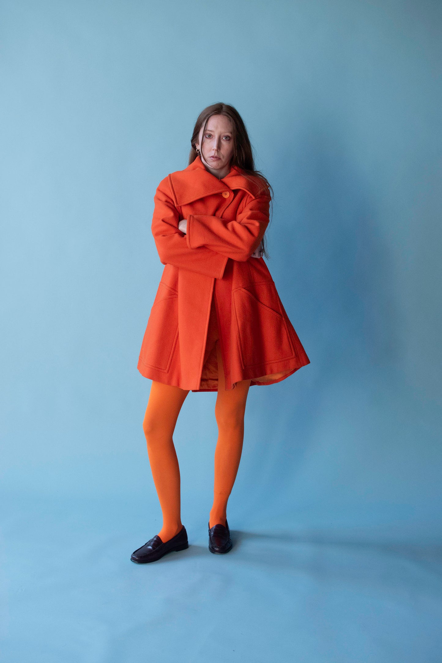 Tangerine Swing Coat | Christian Lacroix