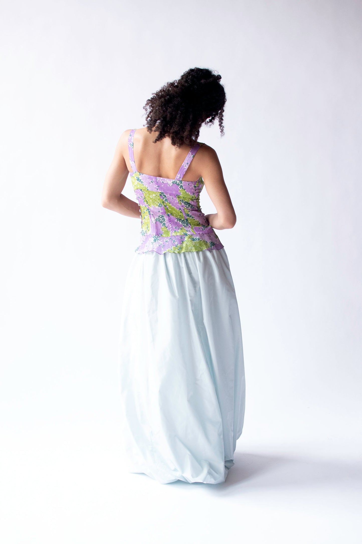 Pale Blue Bubble Skirt | Donna Karan SS 1999