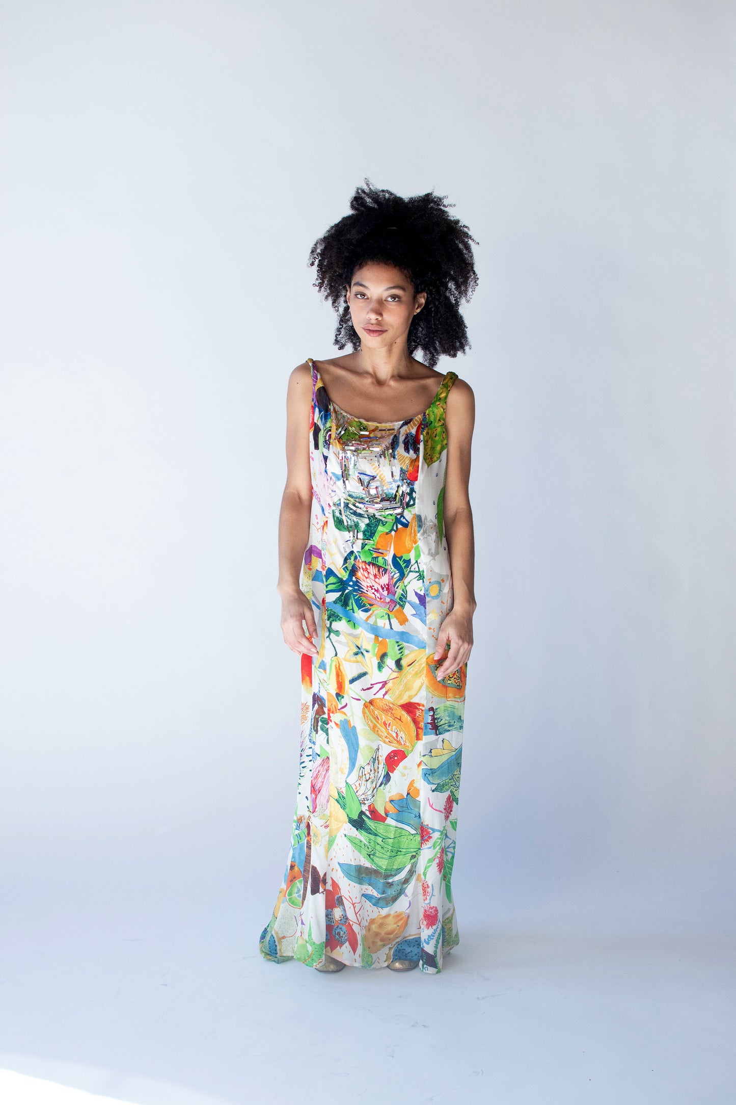Floral Print Dress | Christian Lacroix SS 2000