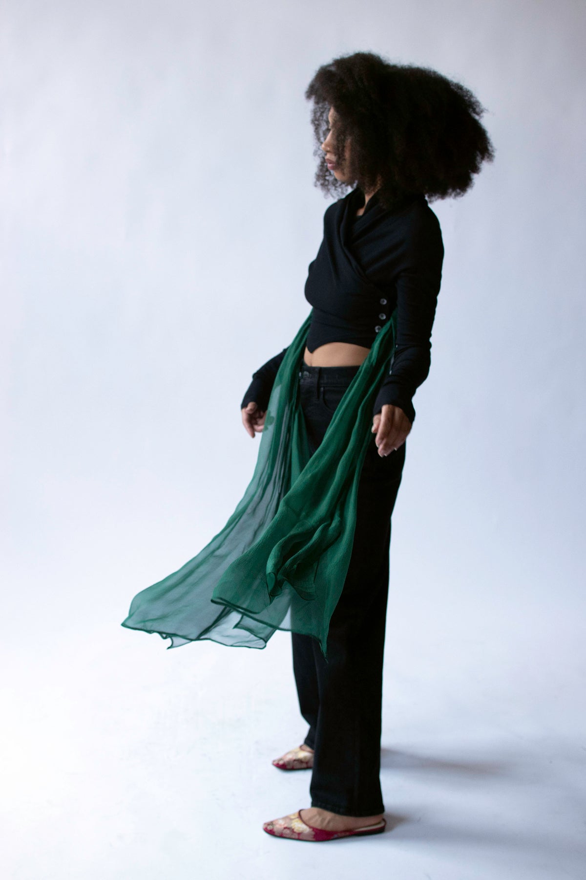 1990s Wrap Top | Complice by Dolce & Gabbana