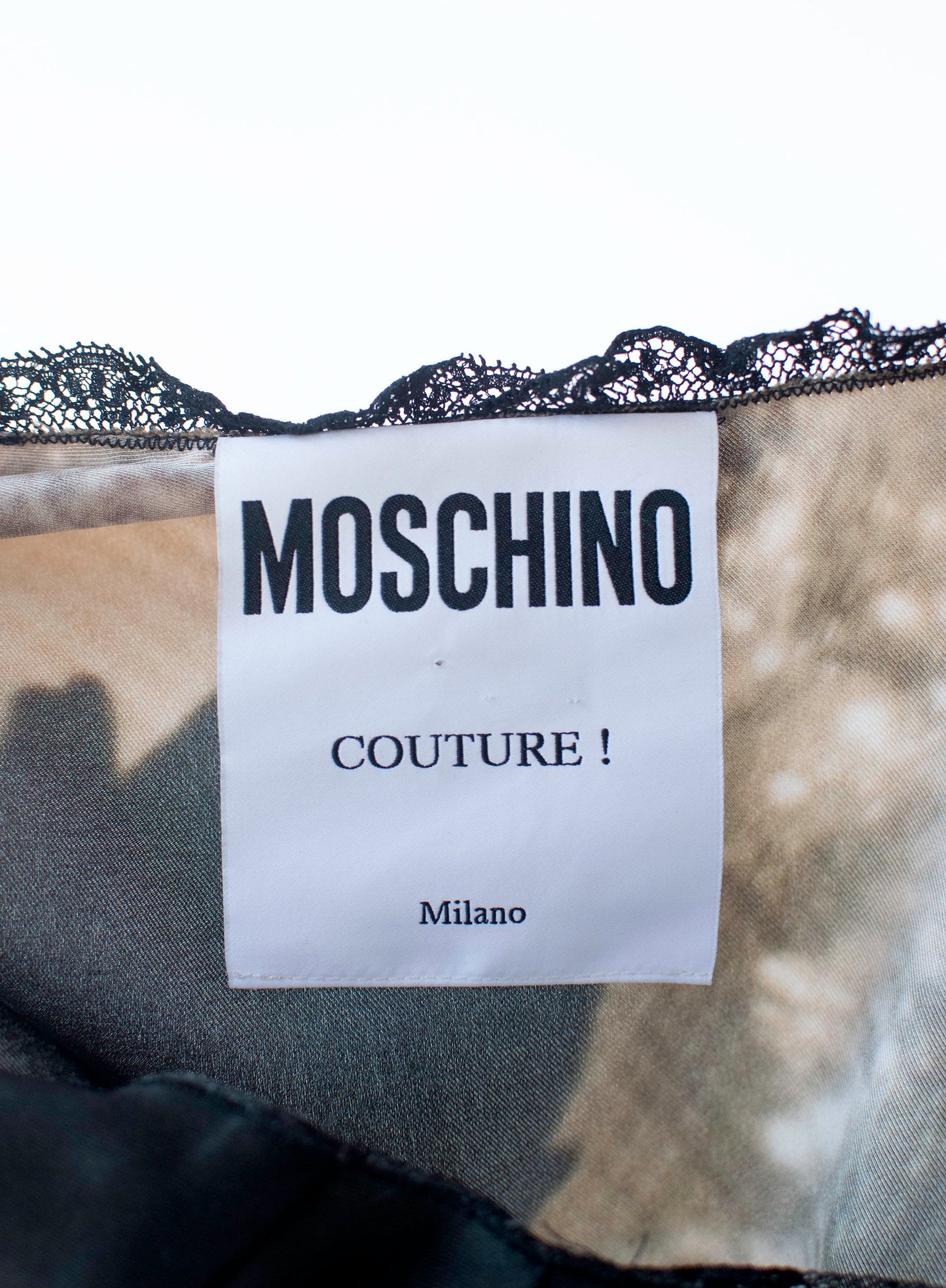 Lingerie Print Dress | Moschino