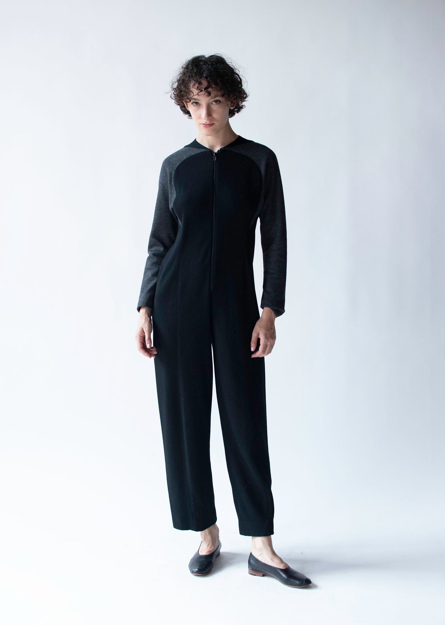 Wool Jumpsuit | Geoffrey Beene