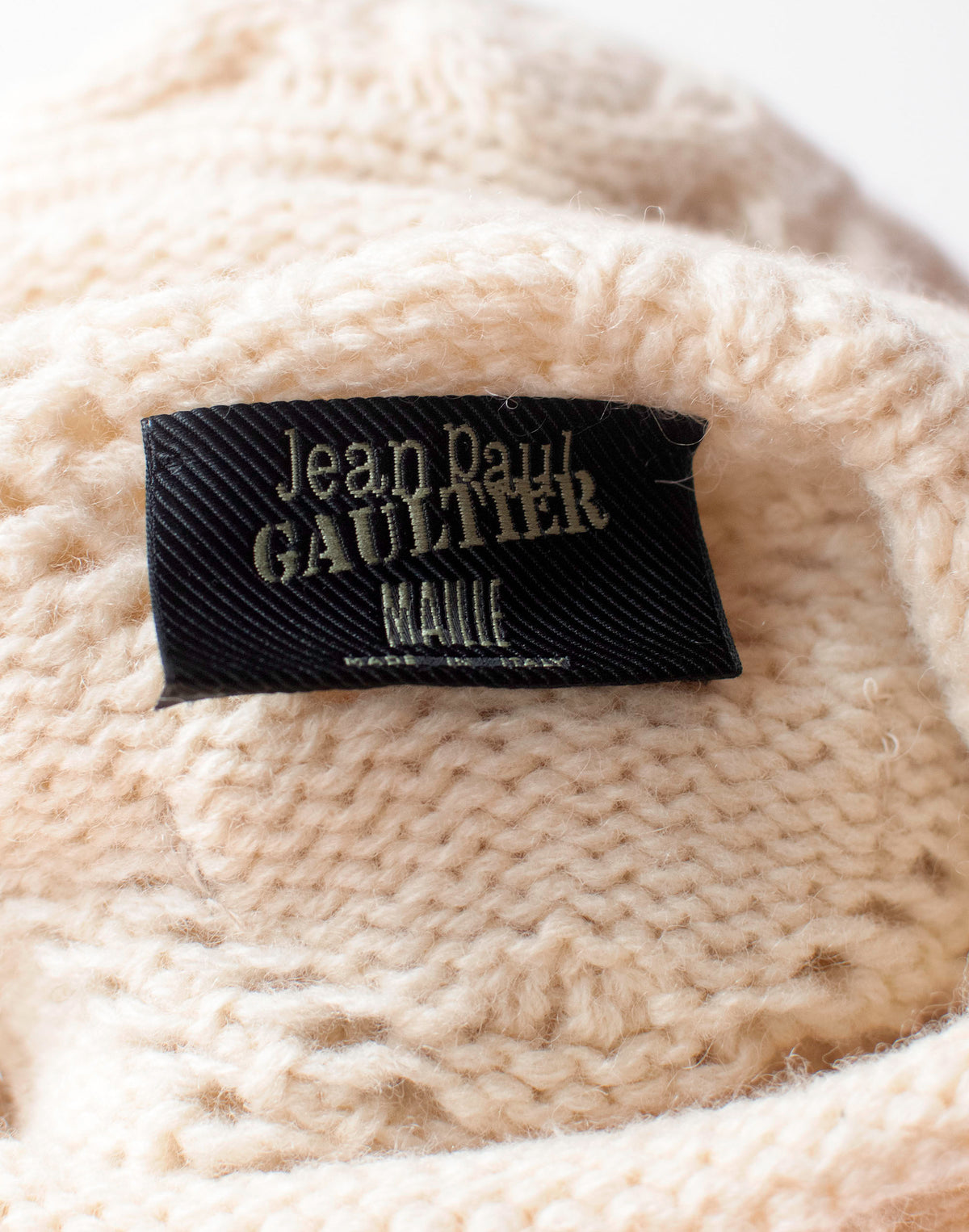 Cable Knit Sweater | Jean Paul Gaultier