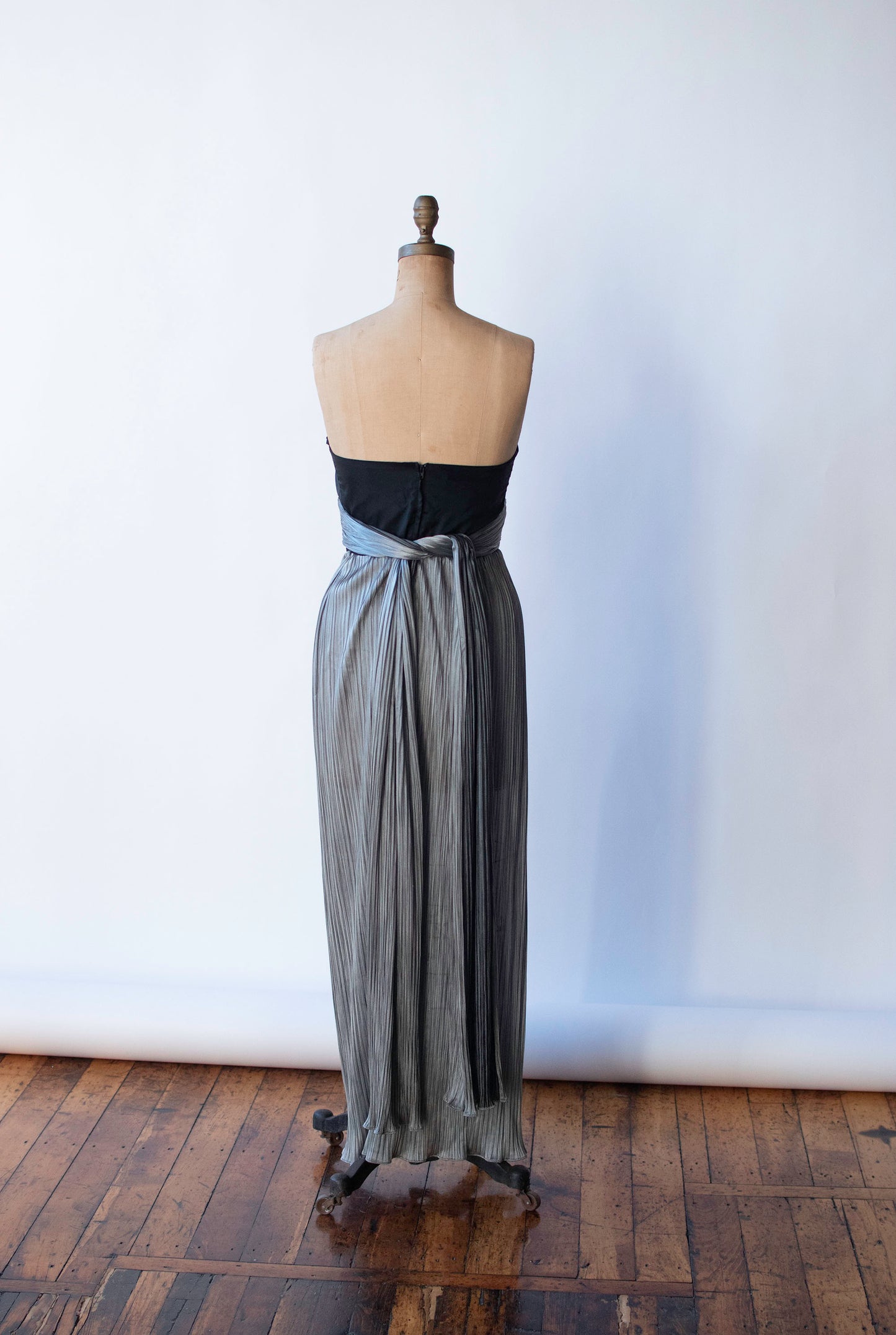 Silver Plisse Dress | Helen Storey 1988