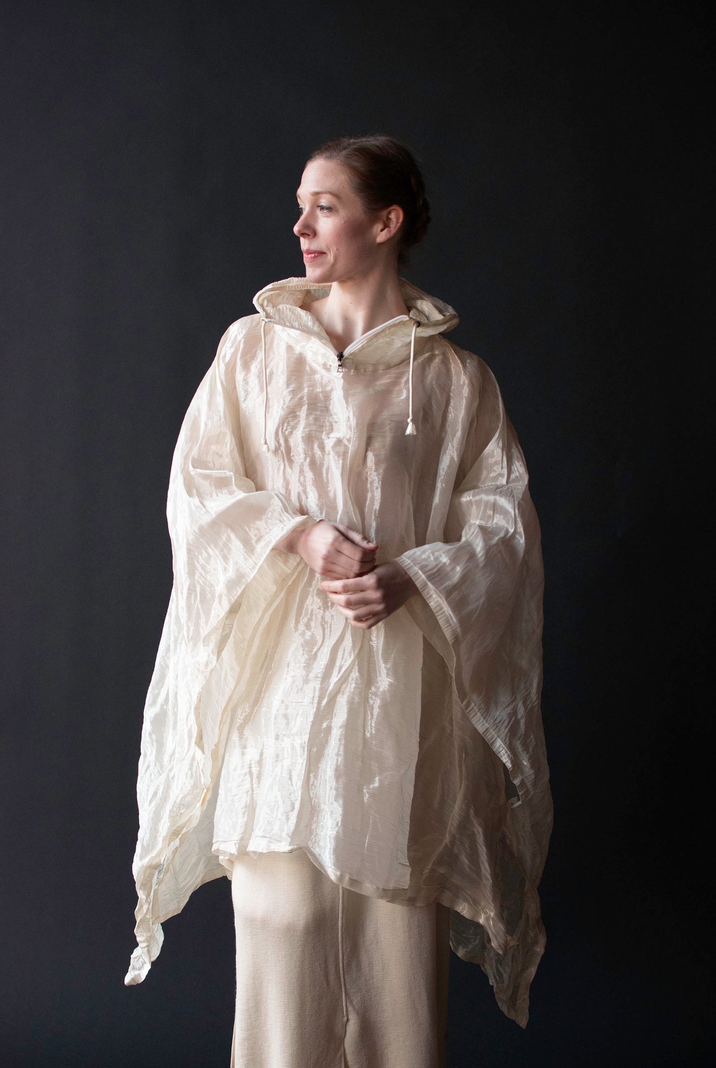 Metallic Poncho | Bauhaus Nathaniel Christian