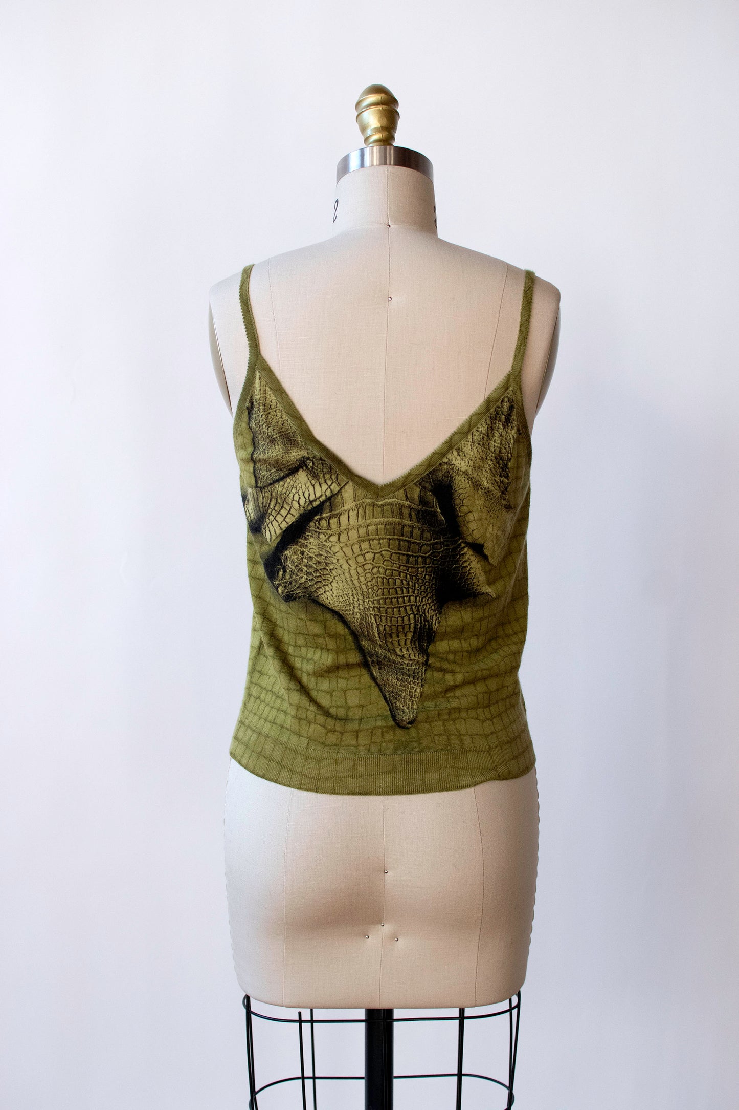 "Alligator" Tank | John Galliano