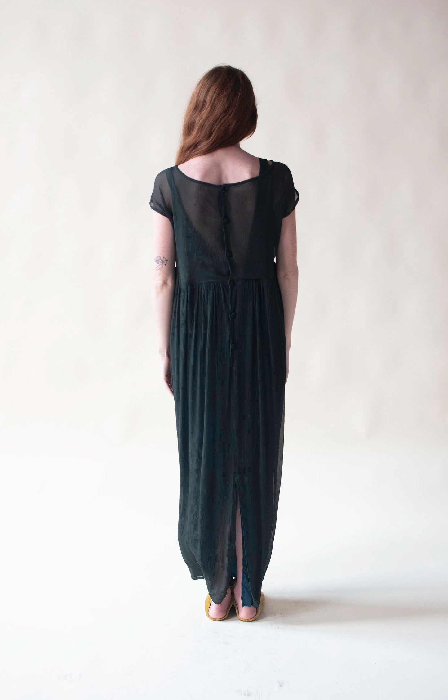 1990s Chiffon Dress | Romeo Gigli