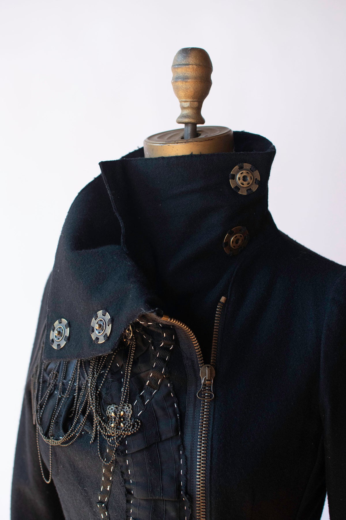 Embellished  Black Jacket | Antonio Marras