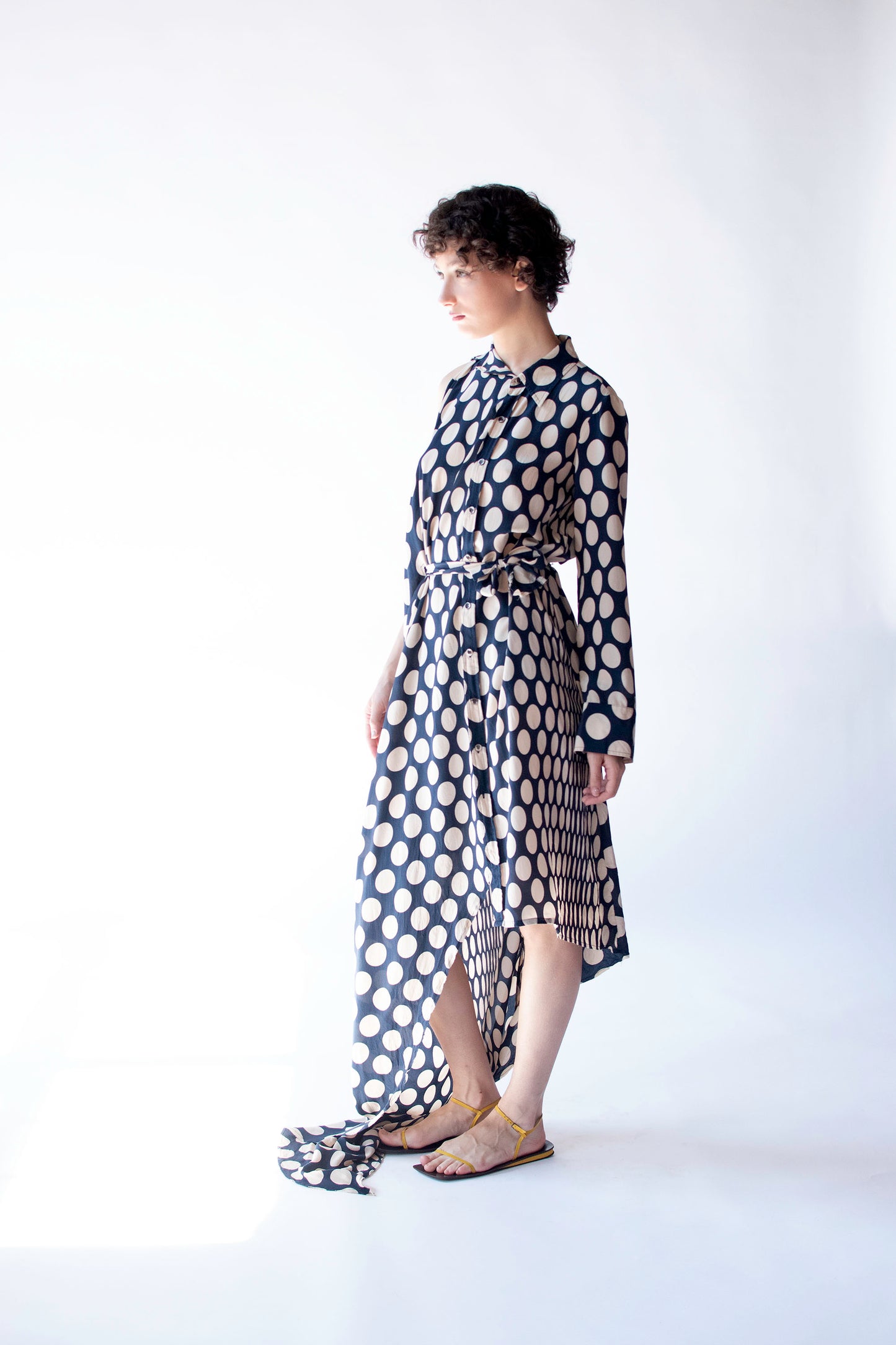 Asymmetrical Polka Dot Dress | Maison Margiela SS 2006