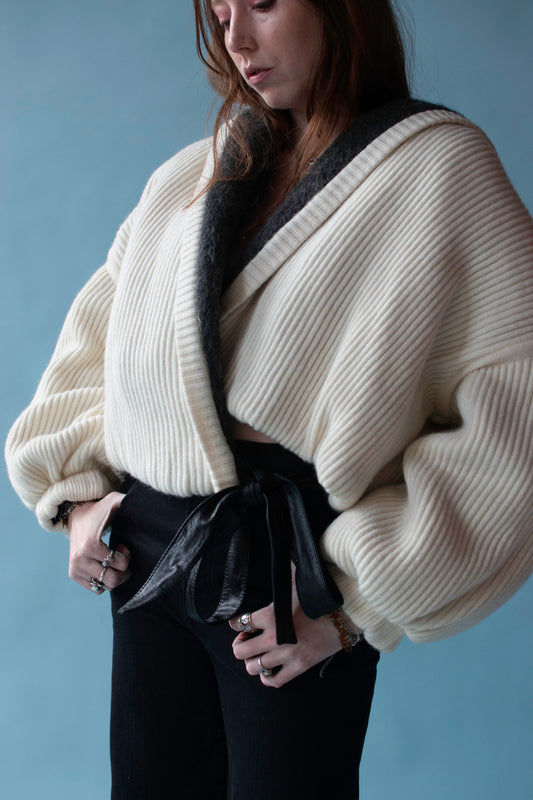 Hooded Knit Jacket | Gianfranco Ferre