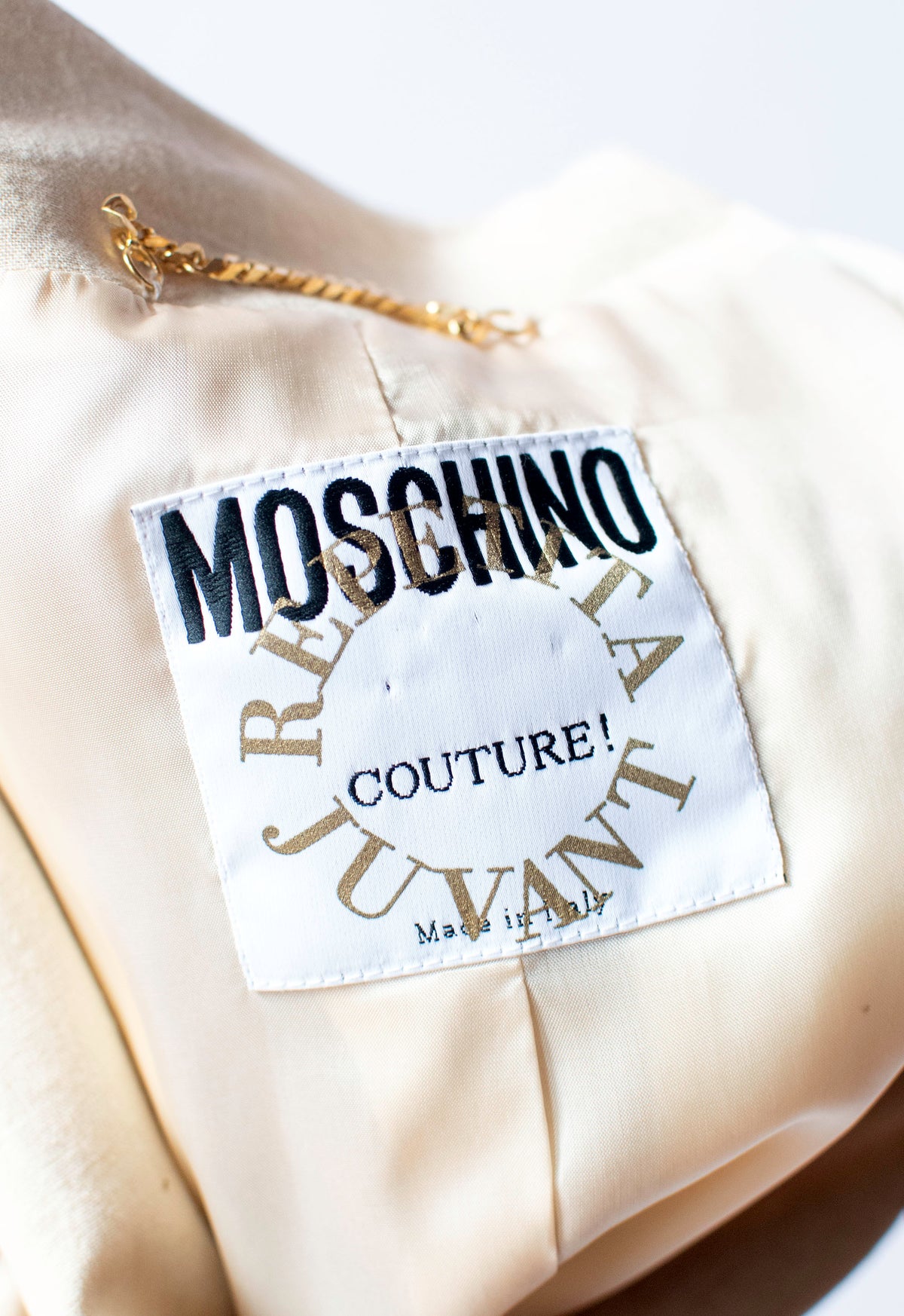 Yin Yang Button Blazer | Moschino Couture Juvant Repetita SS 1994